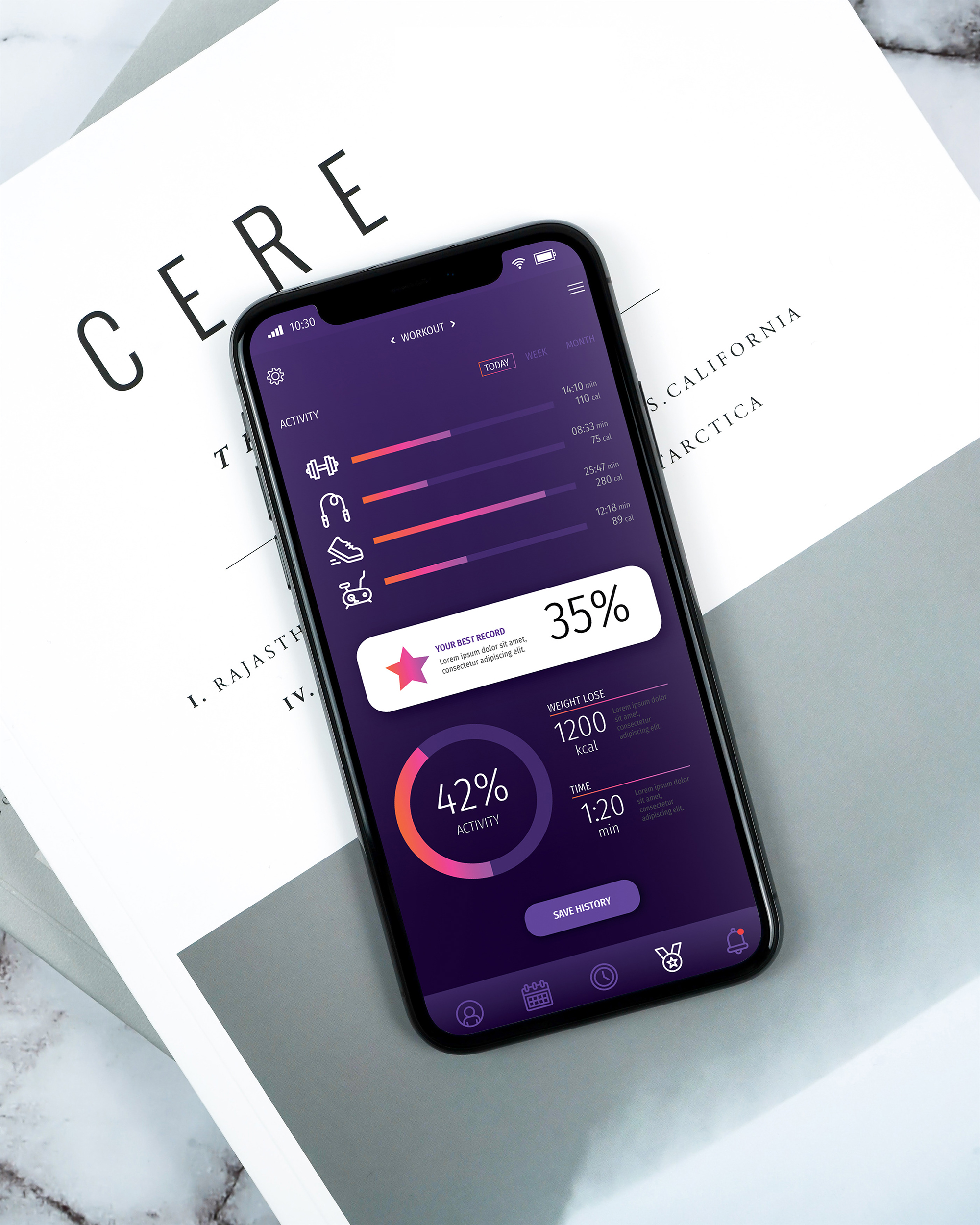 Free Iphone X Mockup presentation image