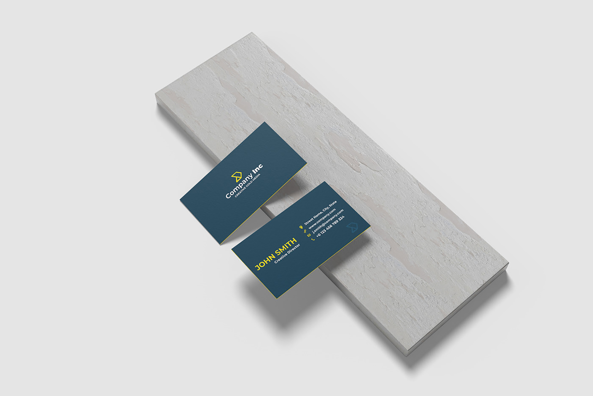 Minimalist Business Card Mockup presentation image