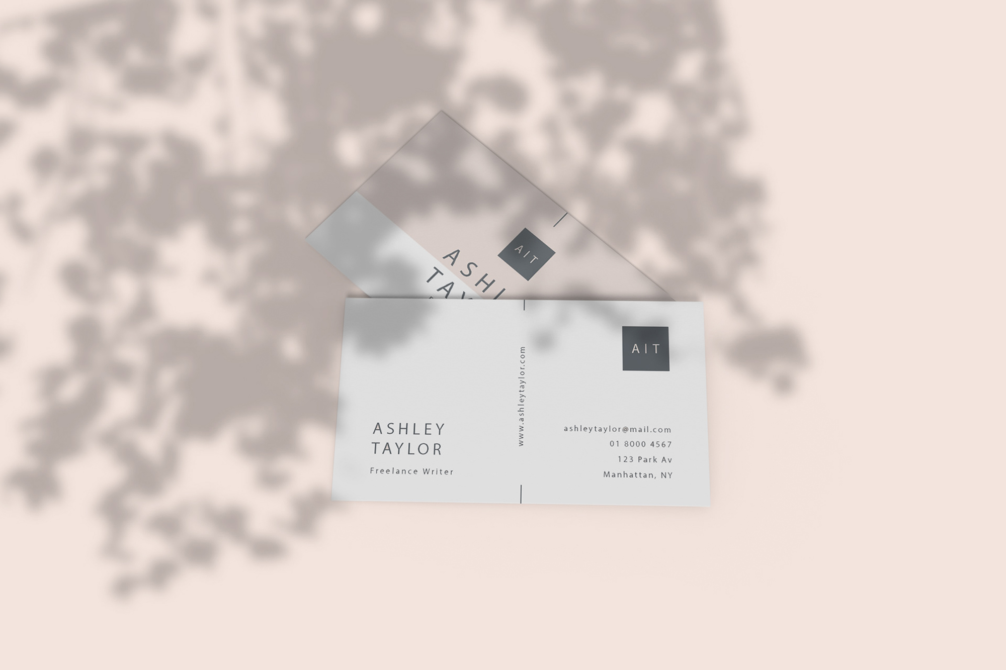 Clean Business Card Mockup presentation image