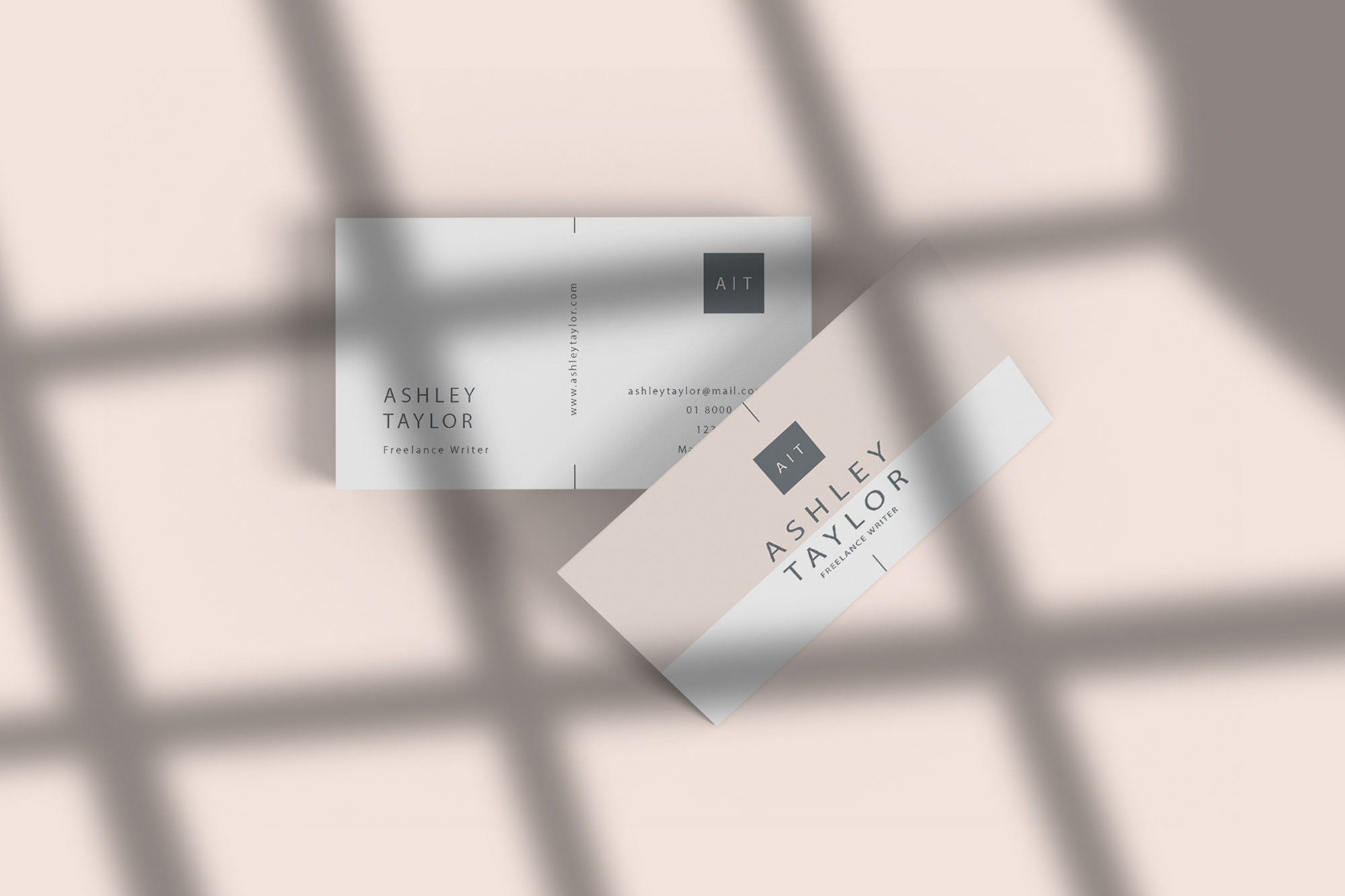 Clean Business Card Mockup presentation image