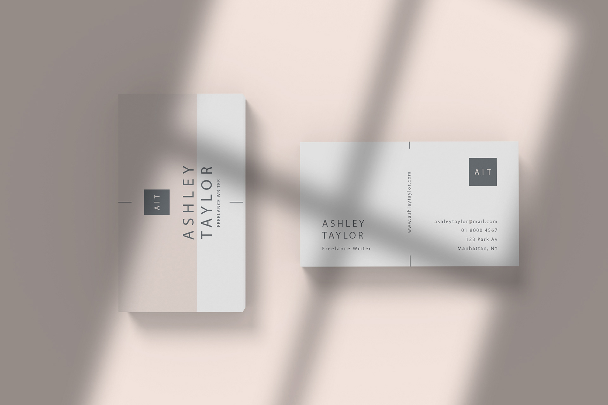Clean Business Card Mockup presentation image