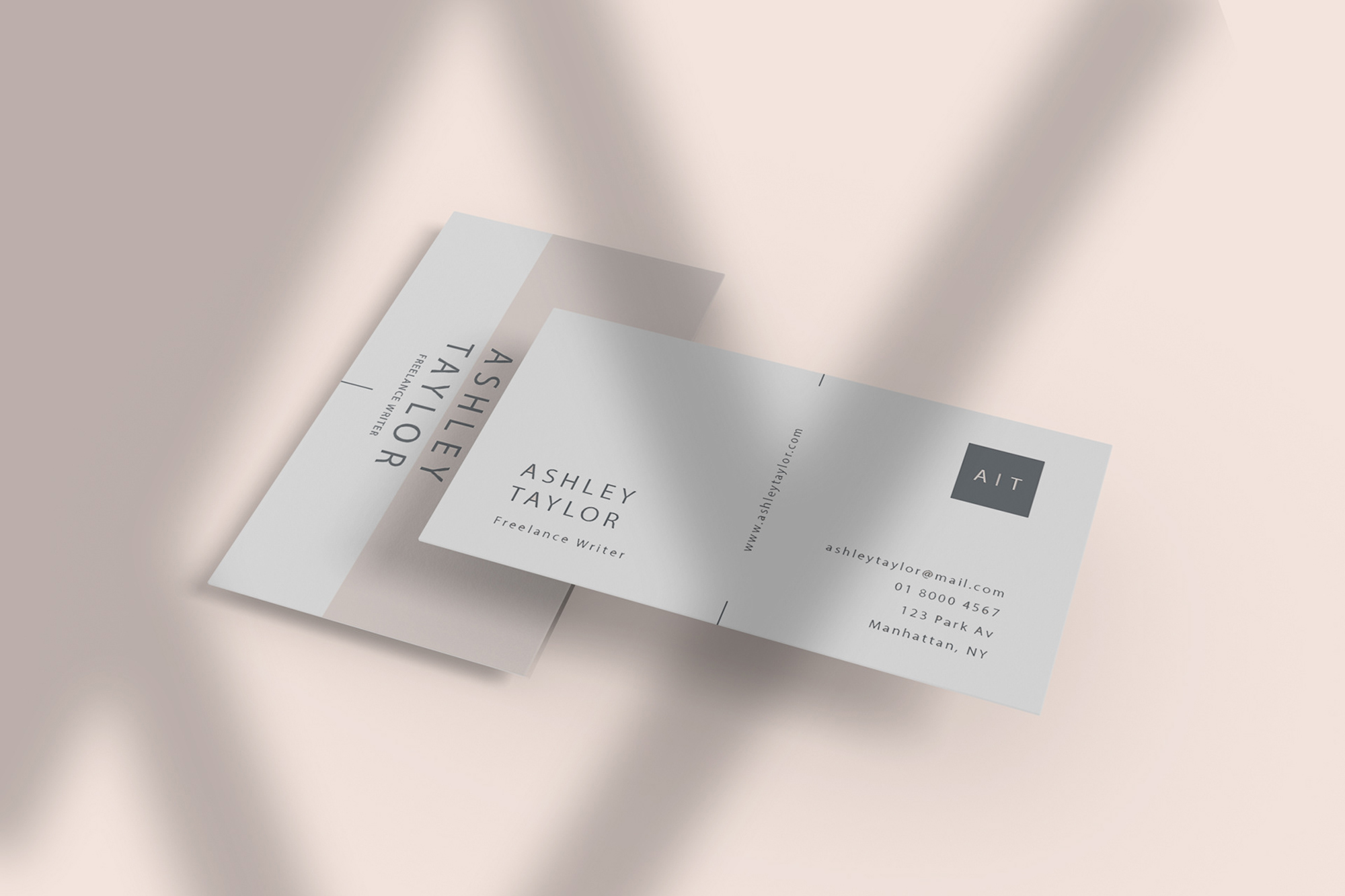 Clean Business Card Mockup presentation image