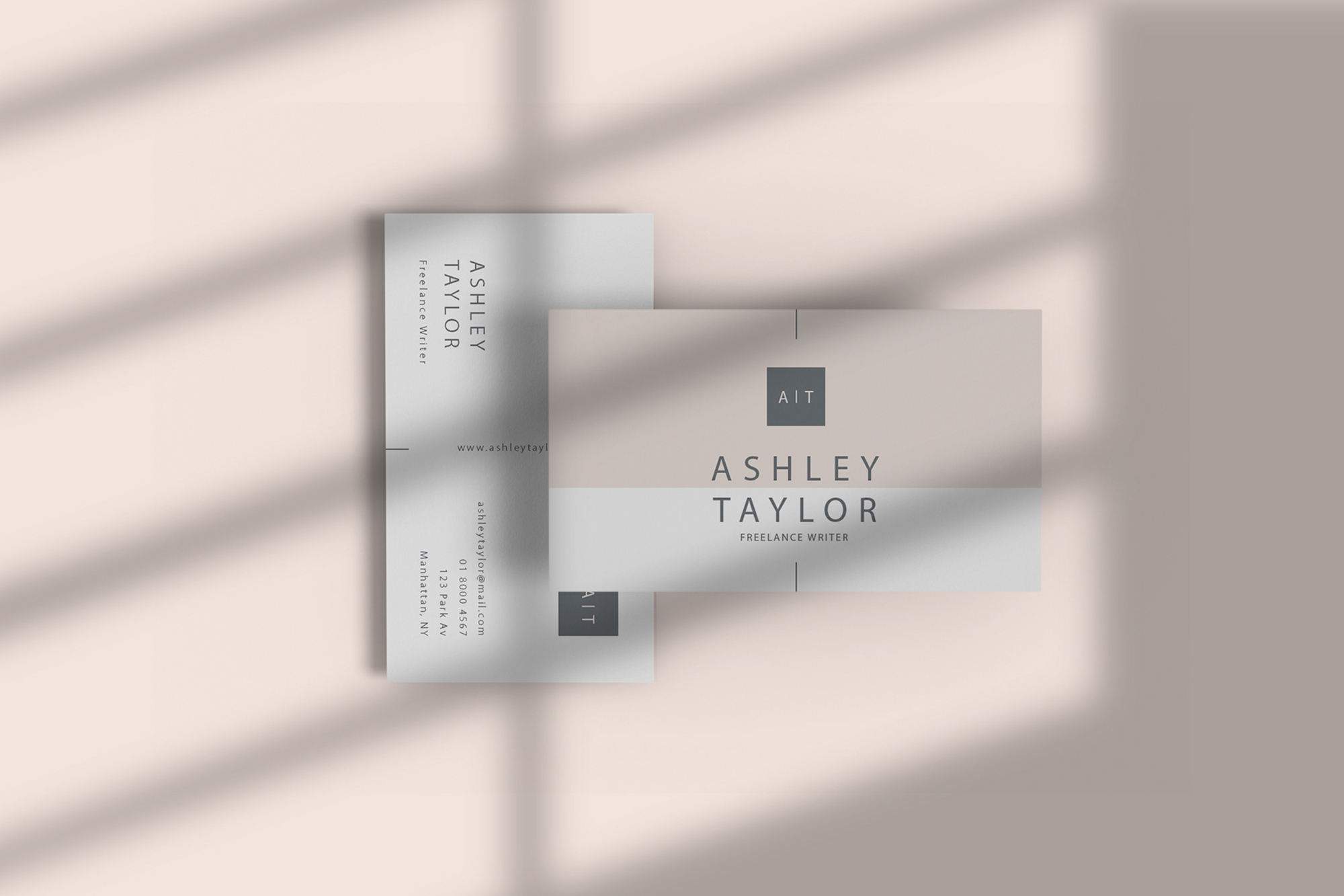 Clean Business Card Mockup presentation image