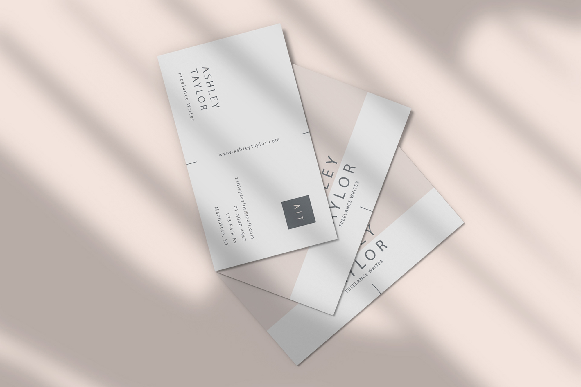Clean Business Card Mockup presentation image