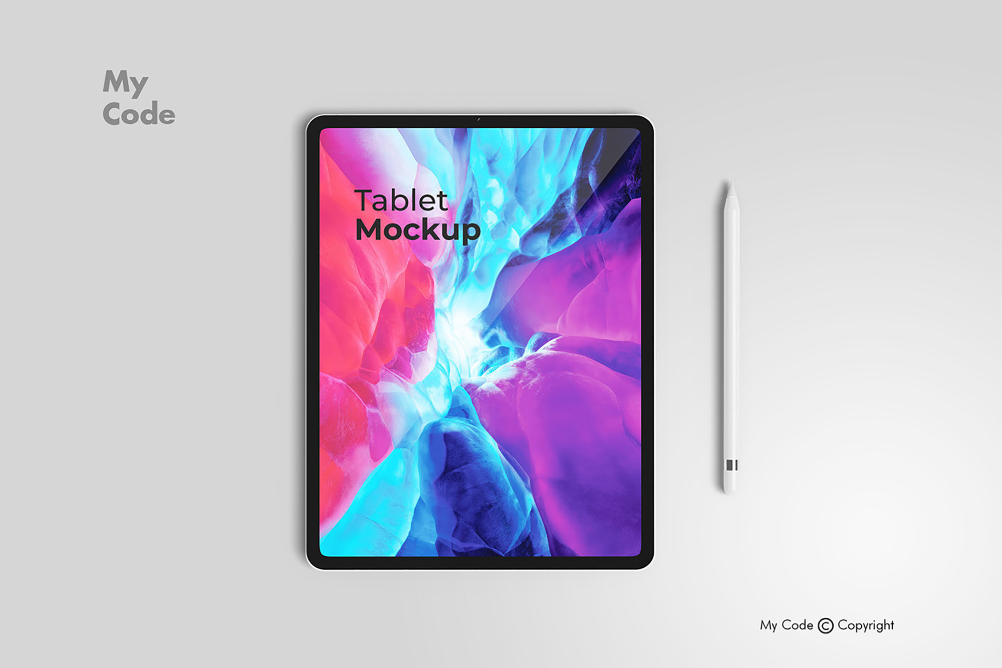 Stylish iPad Mockup presentation image