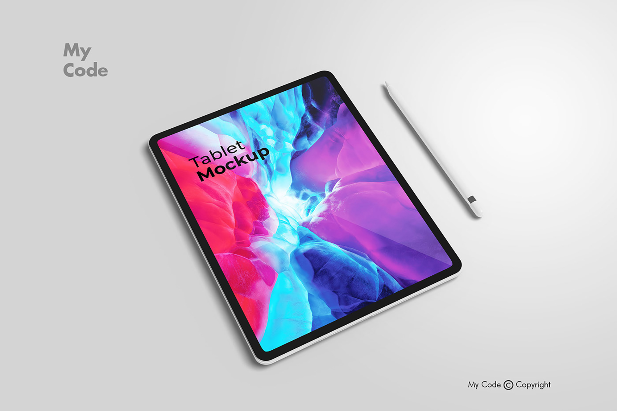 Stylish iPad Mockup presentation image
