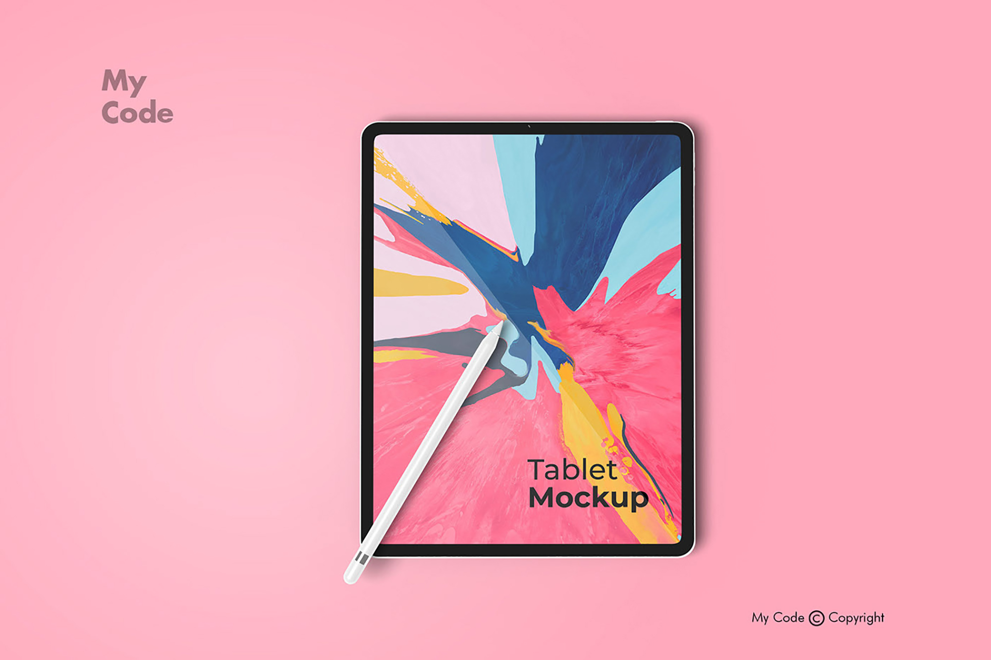 Stylish iPad Mockup presentation image
