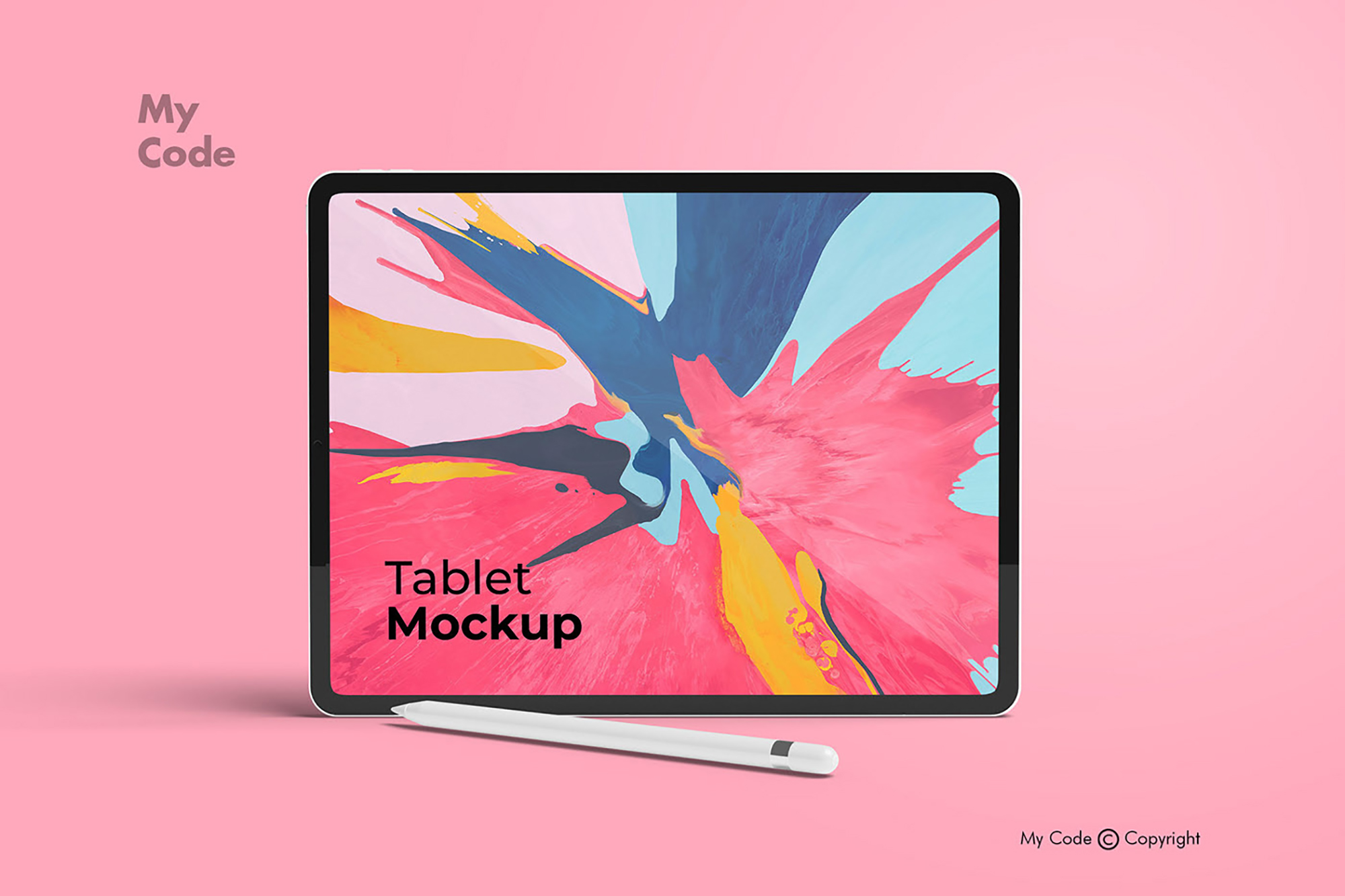 Stylish iPad Mockup presentation image