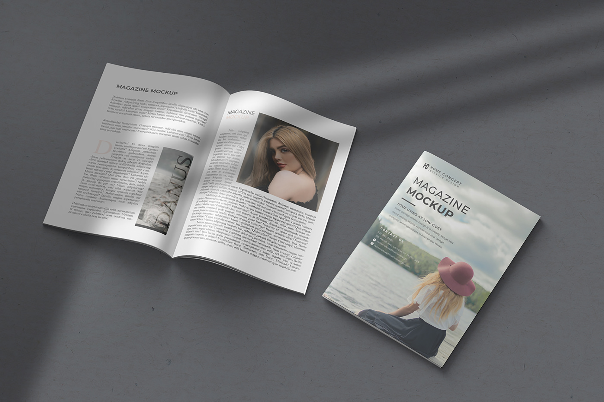 Minimalist Magazine Mockups Vol. 2 presentation image