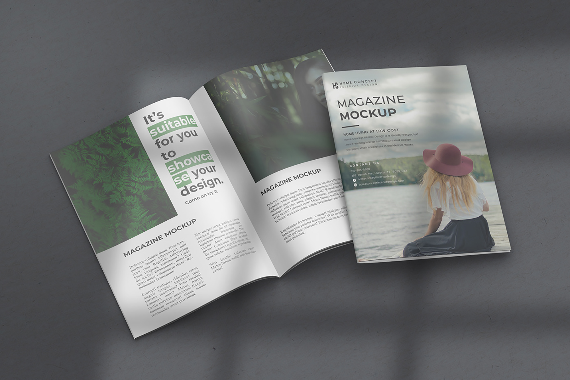 Minimalist Magazine Mockups Vol. 2 presentation image