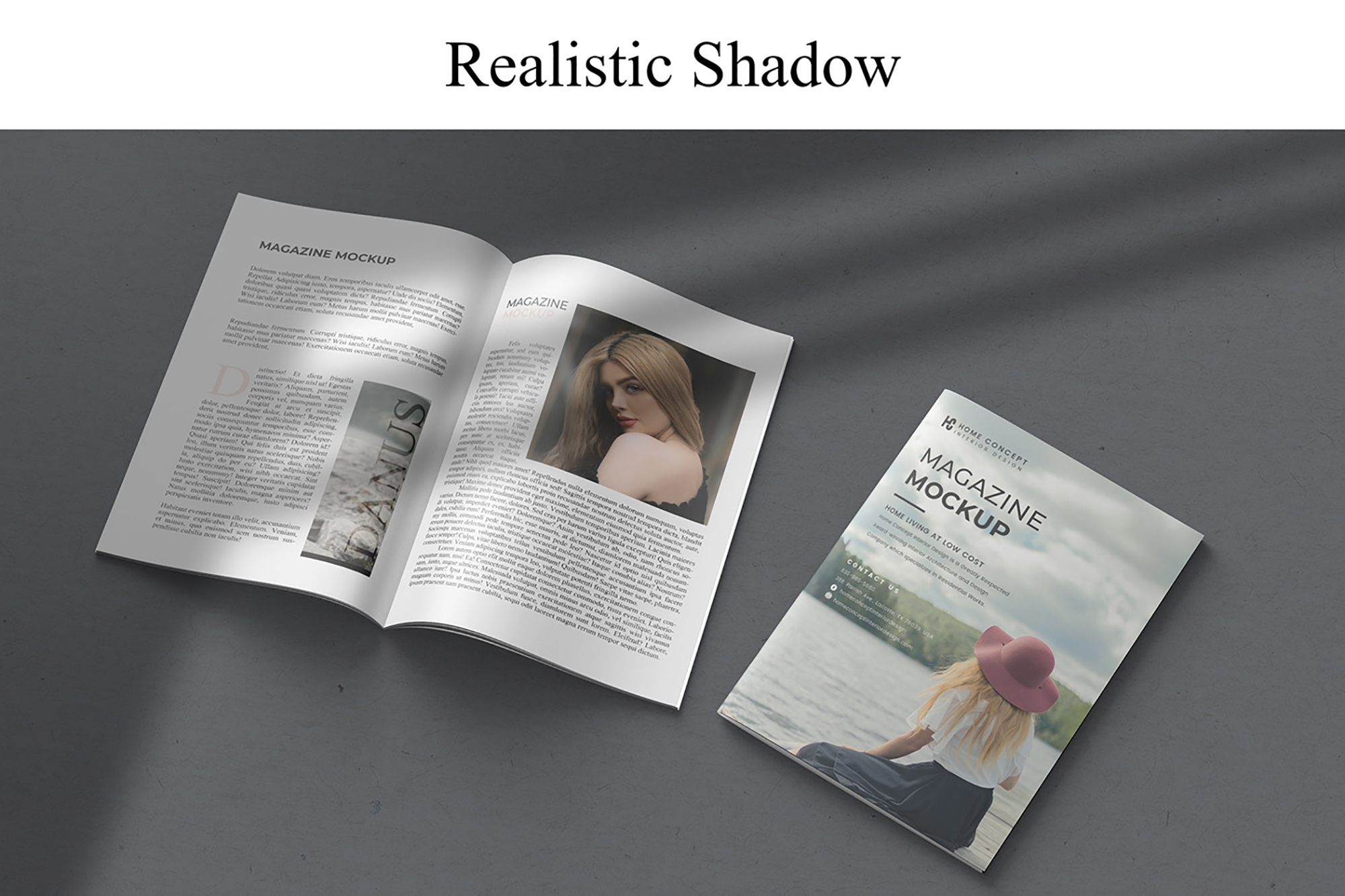 Minimalist Magazine Mockups Vol. 2 presentation image