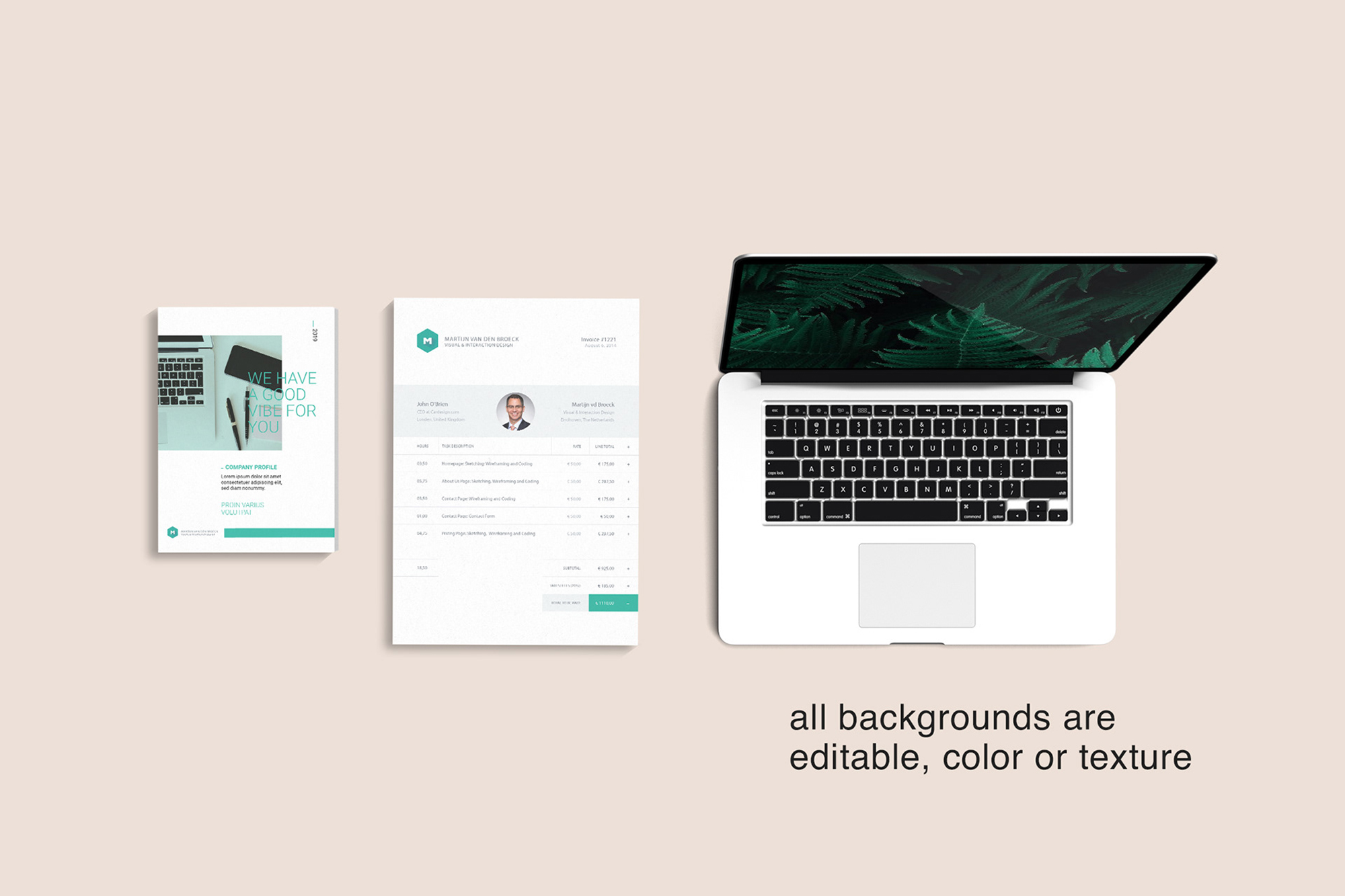 Stationary/Branding Mockups presentation image