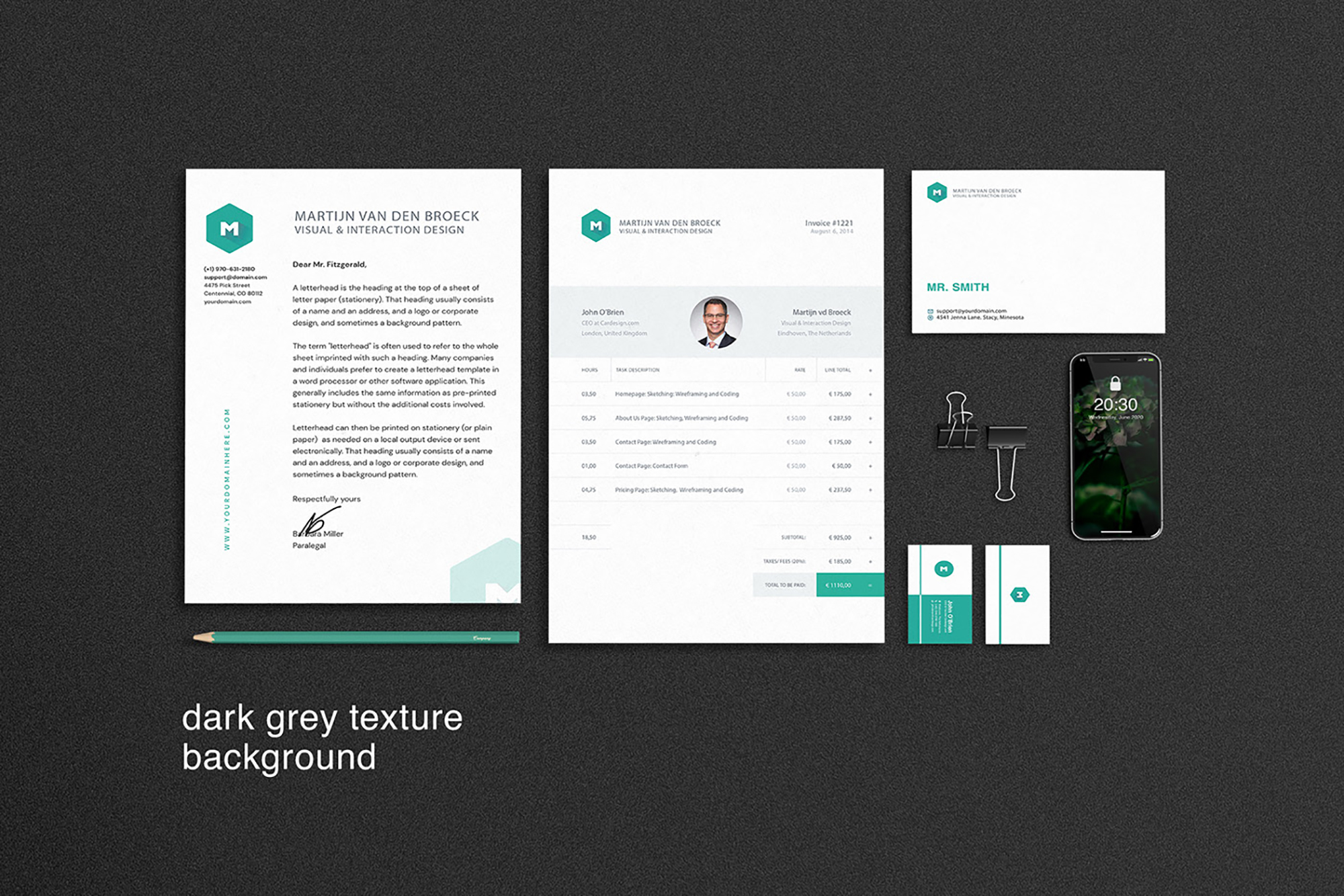 Stationary/Branding Mockups presentation image