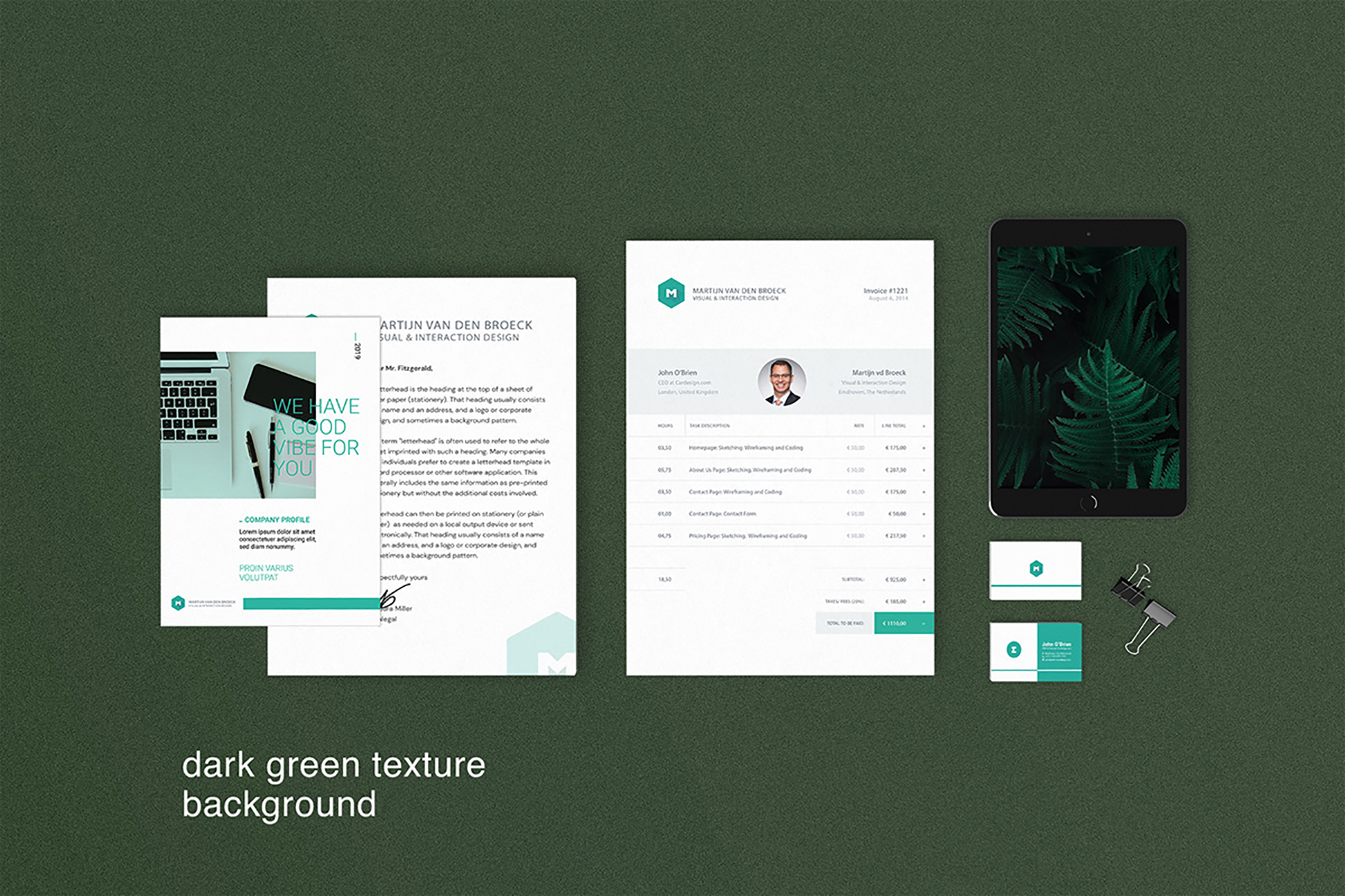 Stationary/Branding Mockups presentation image