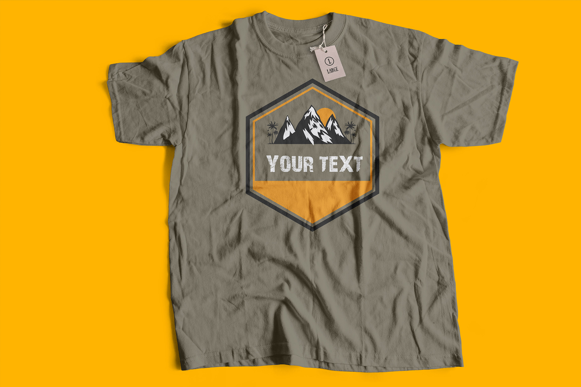 Boys t-shirt and mockup download presentation image