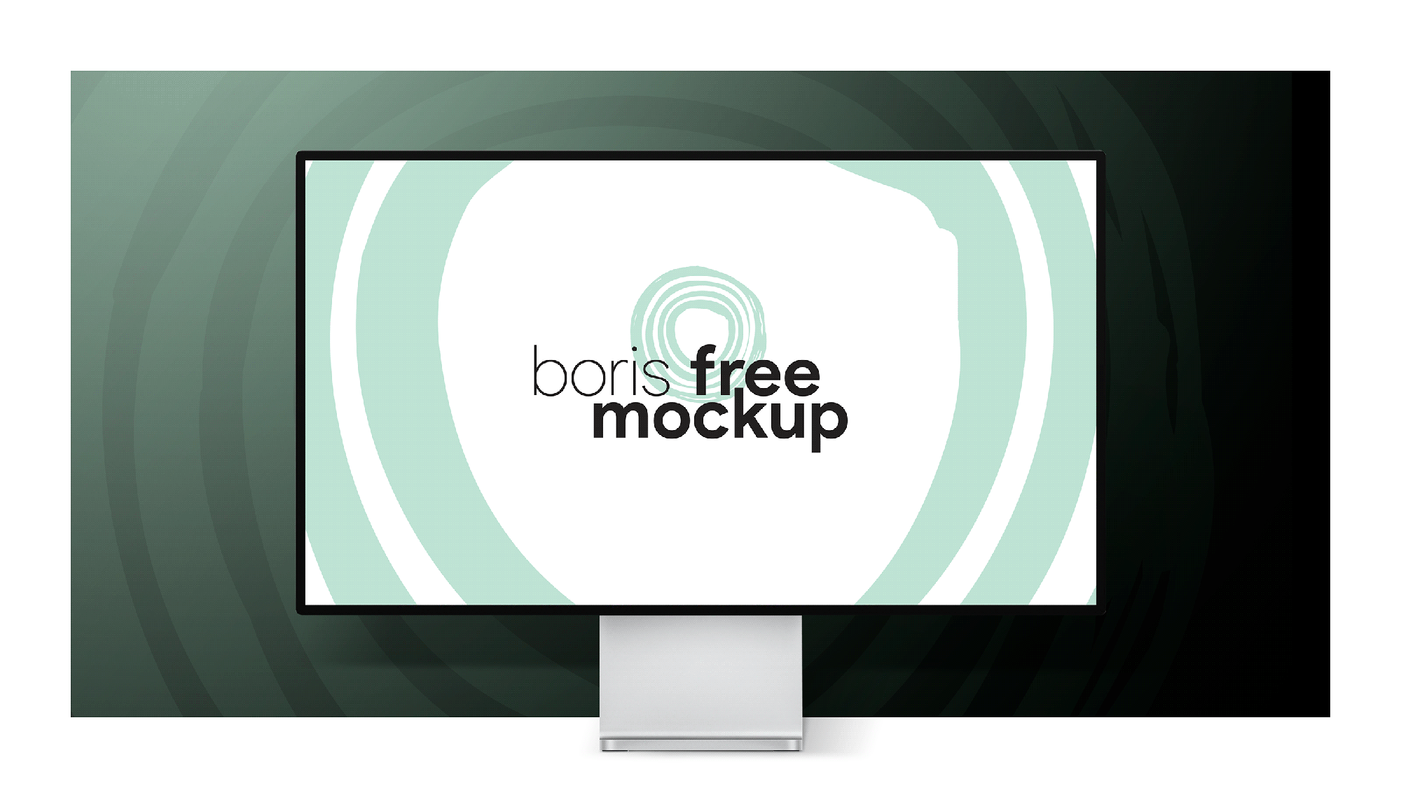 Apple Pro Display XDR mockup presentation image