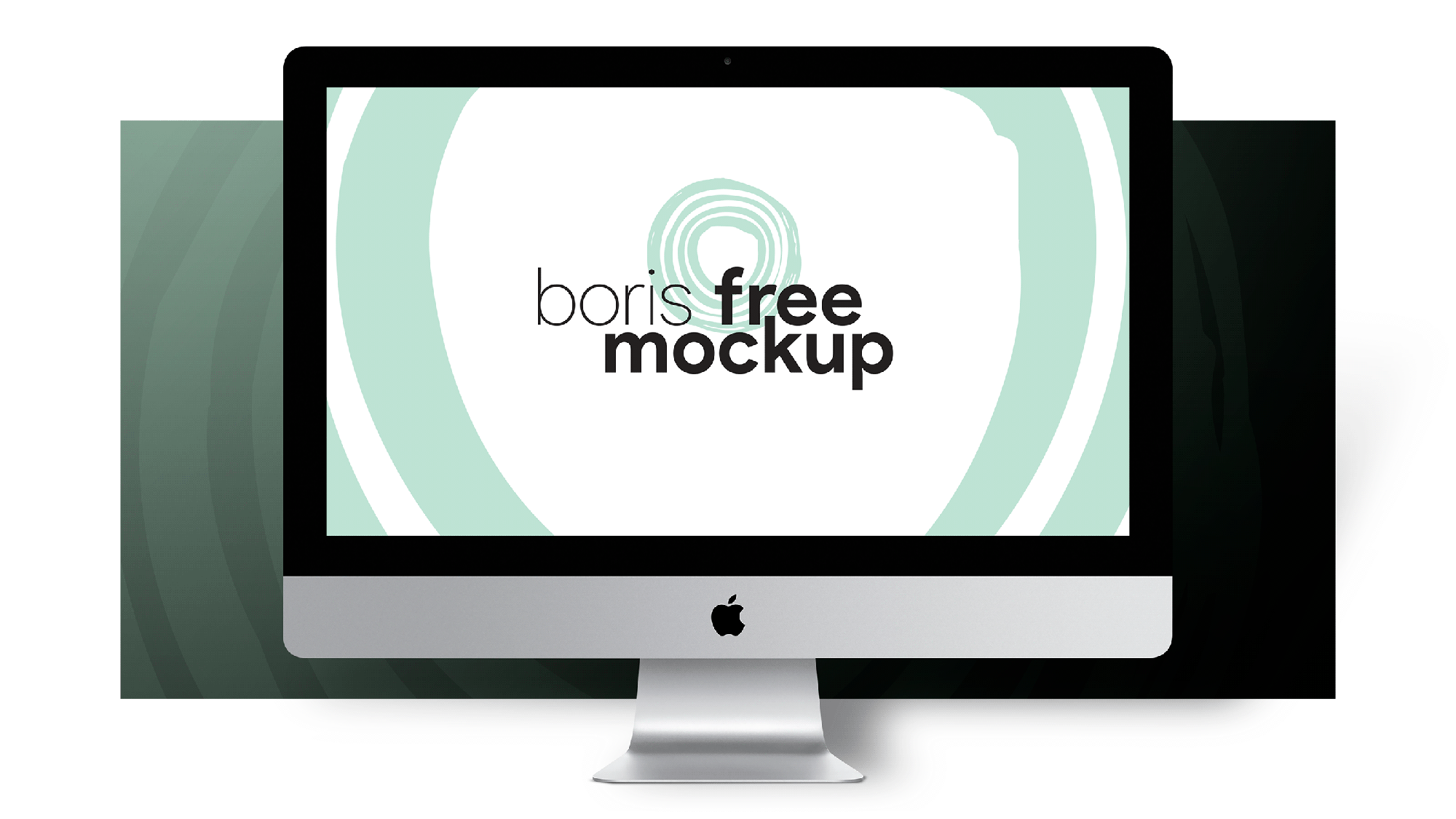 iMac mockup presentation image