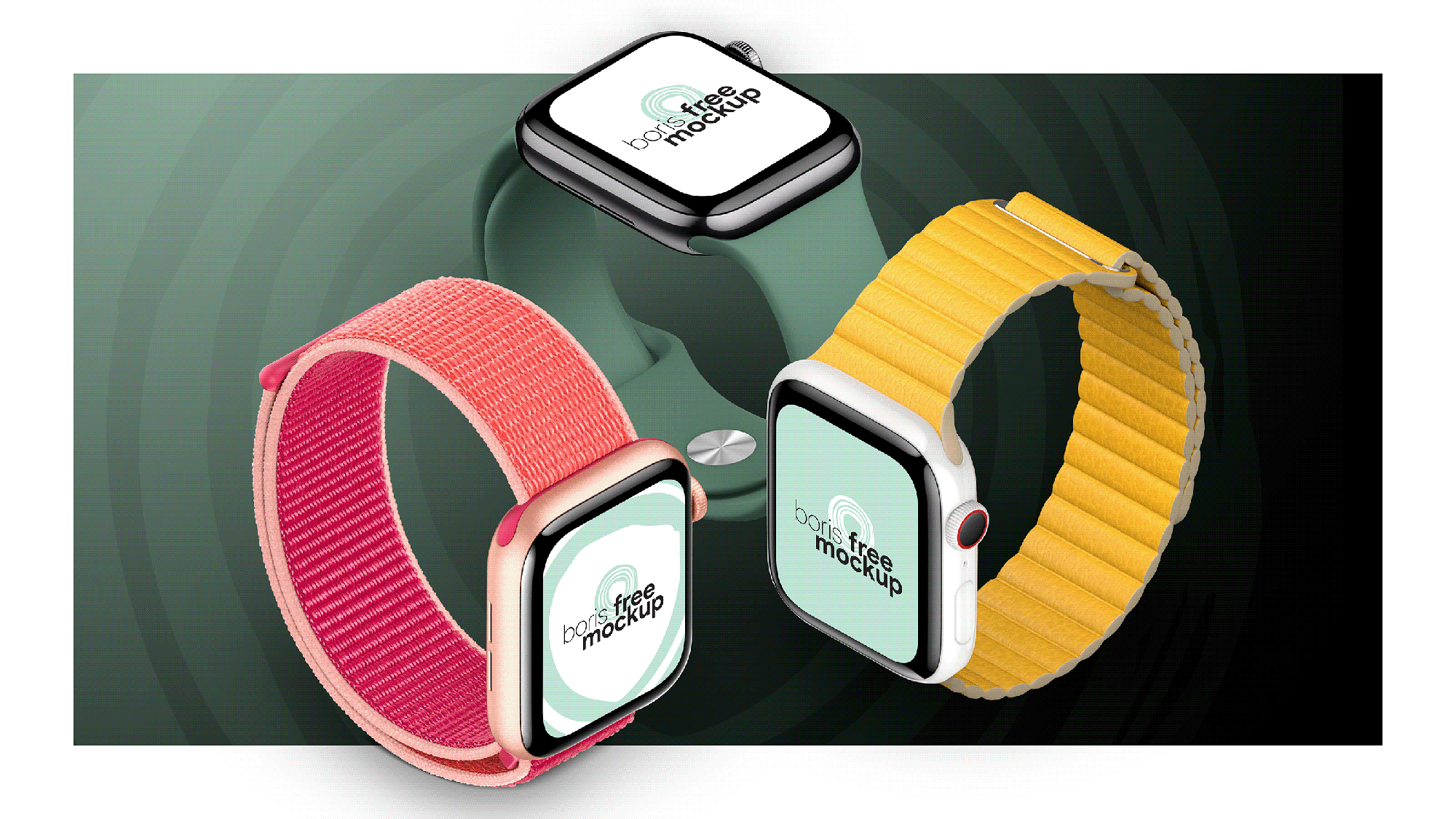 Apple Watch Series 5 Mockup presentation image