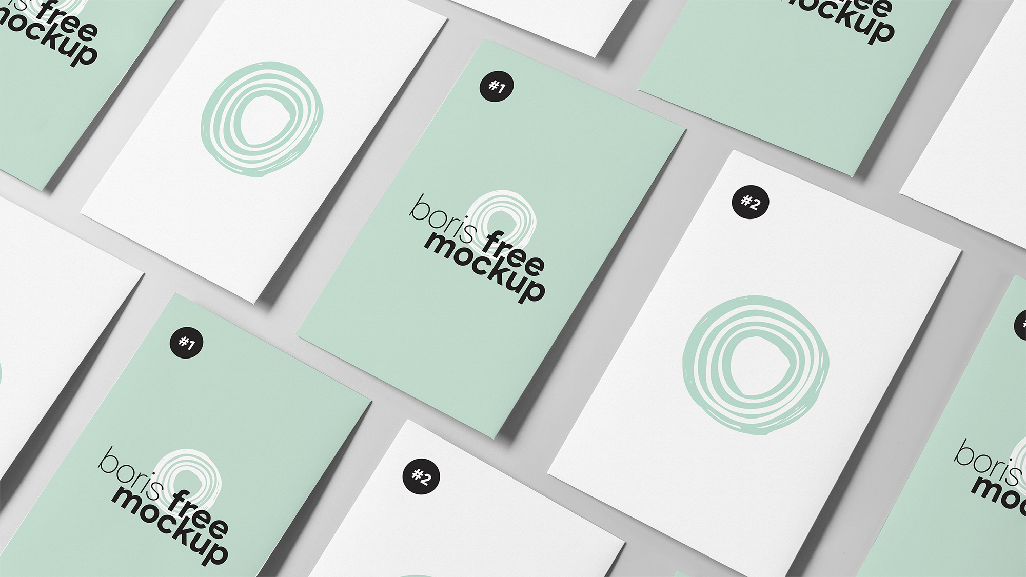 Business Card Design Showcase Mockups 2 presentation image