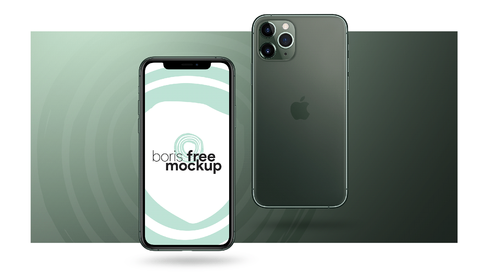 iPhone 11 Pro Max Mockup Scene presentation image