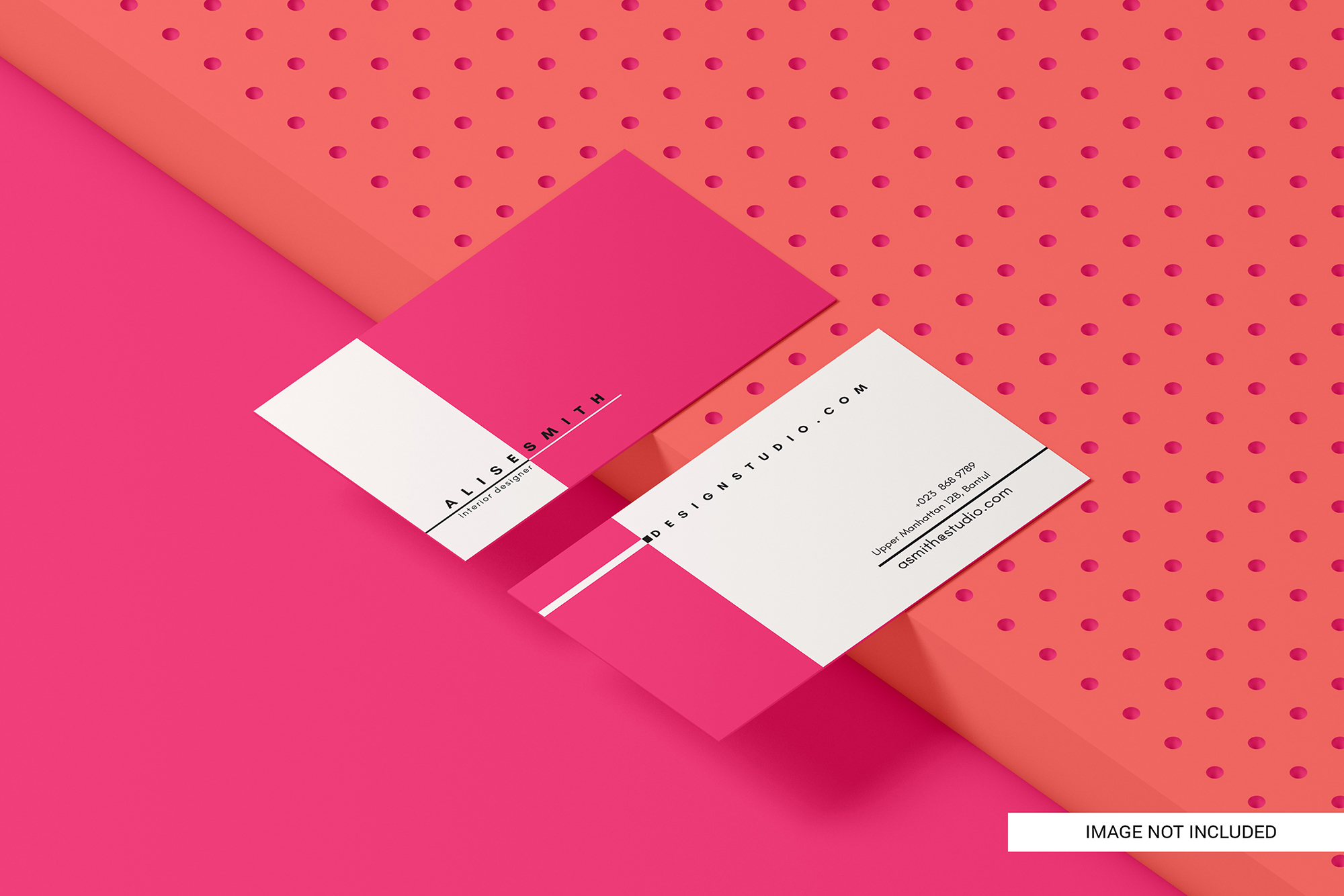 Business card Free mockup presentation image