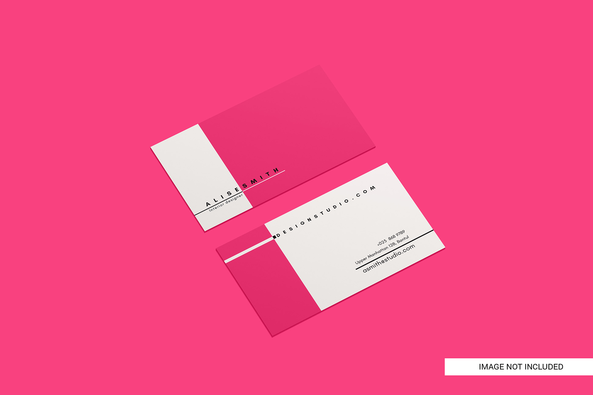 Business card Free mockup presentation image