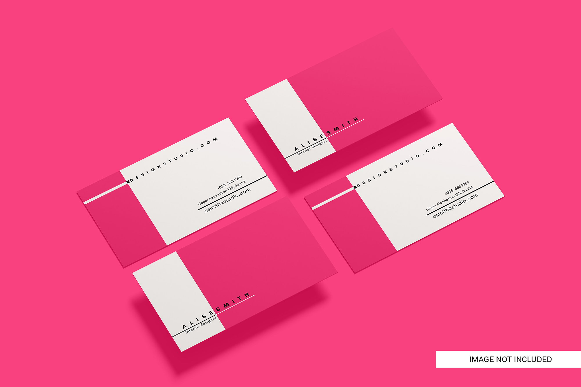 Business card Free mockup presentation image