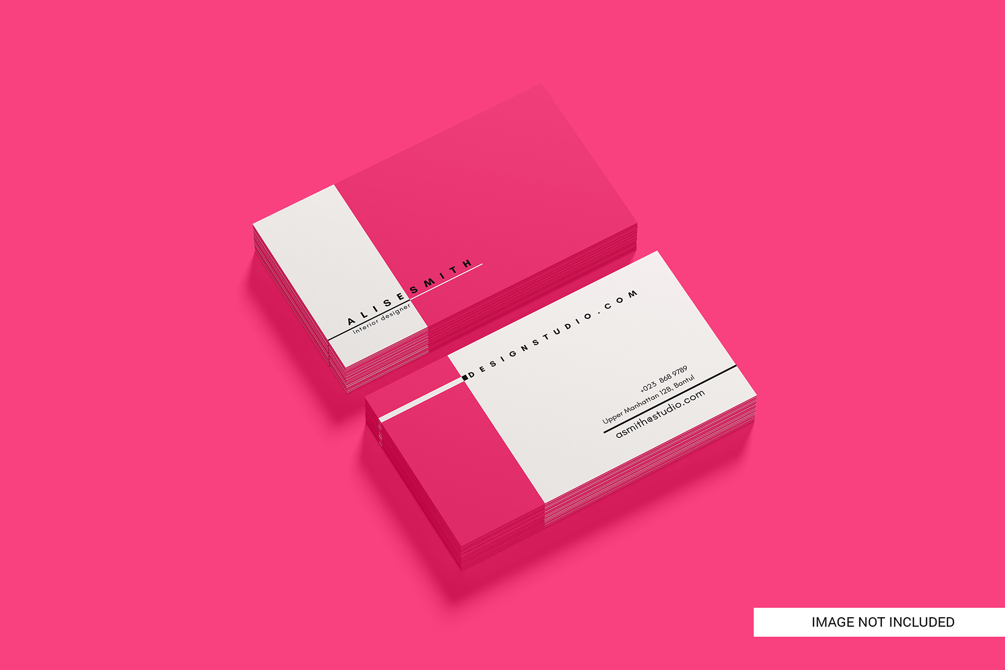 Business card Free mockup presentation image