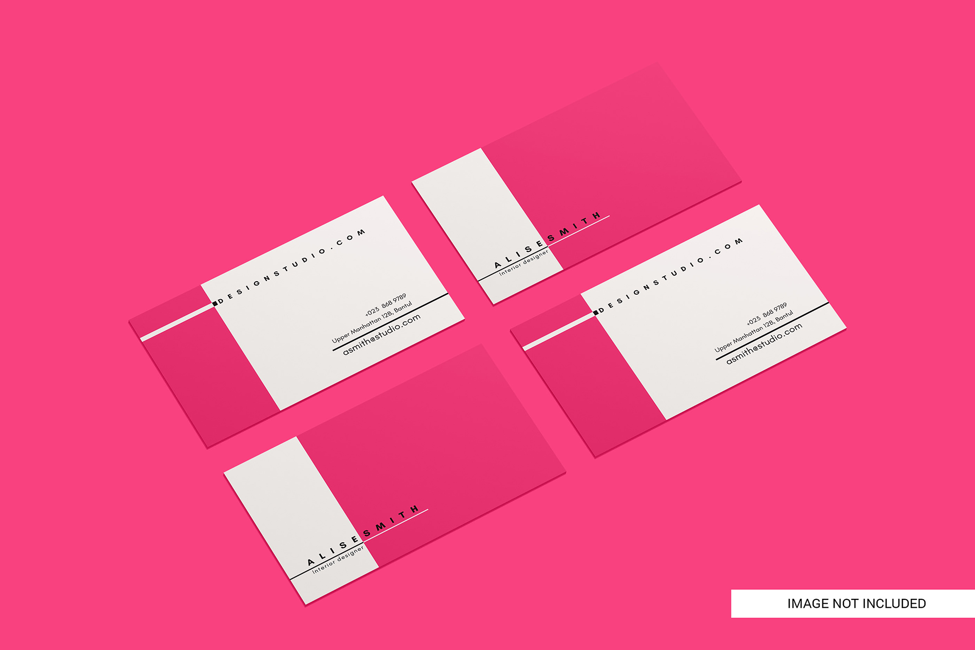 Business card Free mockup presentation image