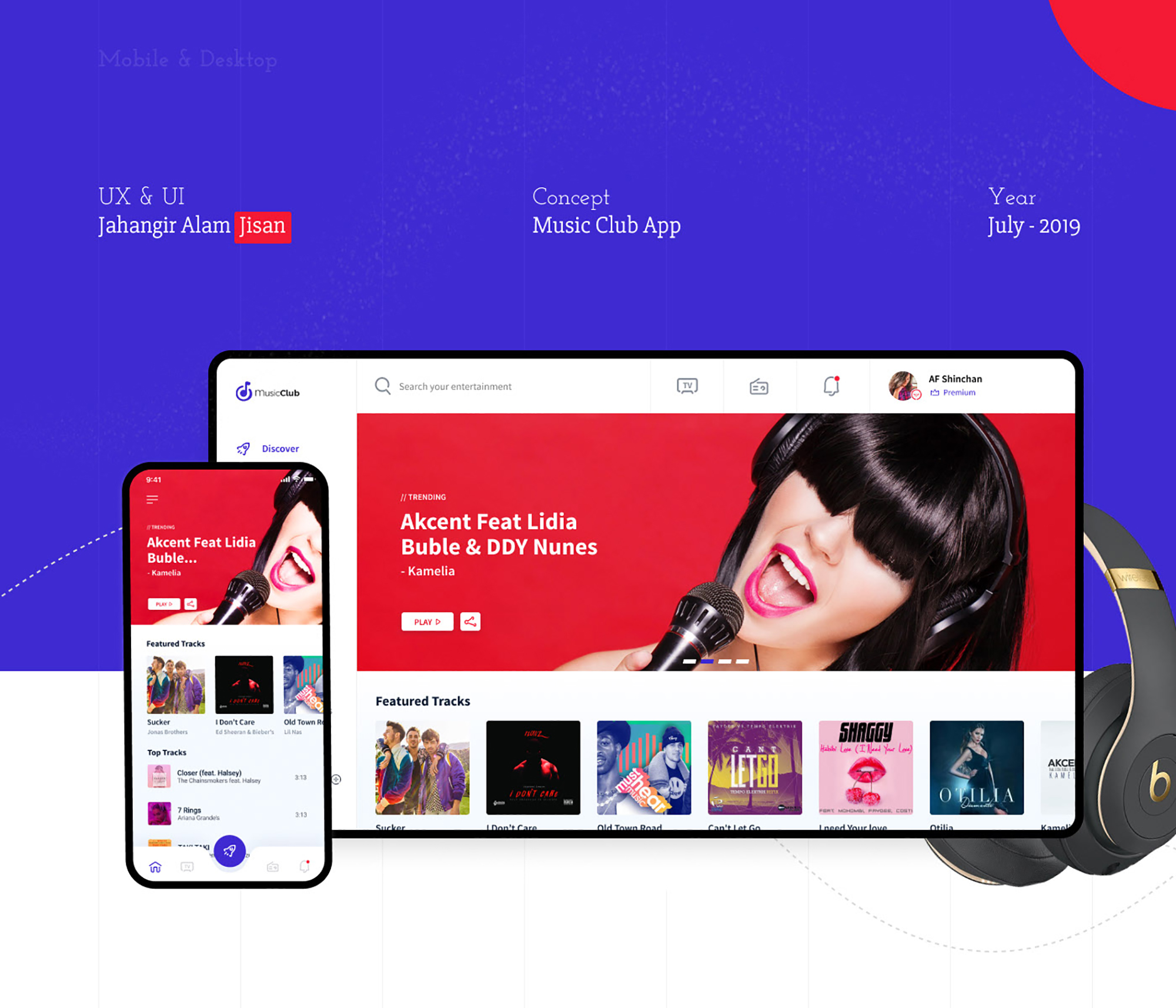 Music Player Box (Freebie) presentation image