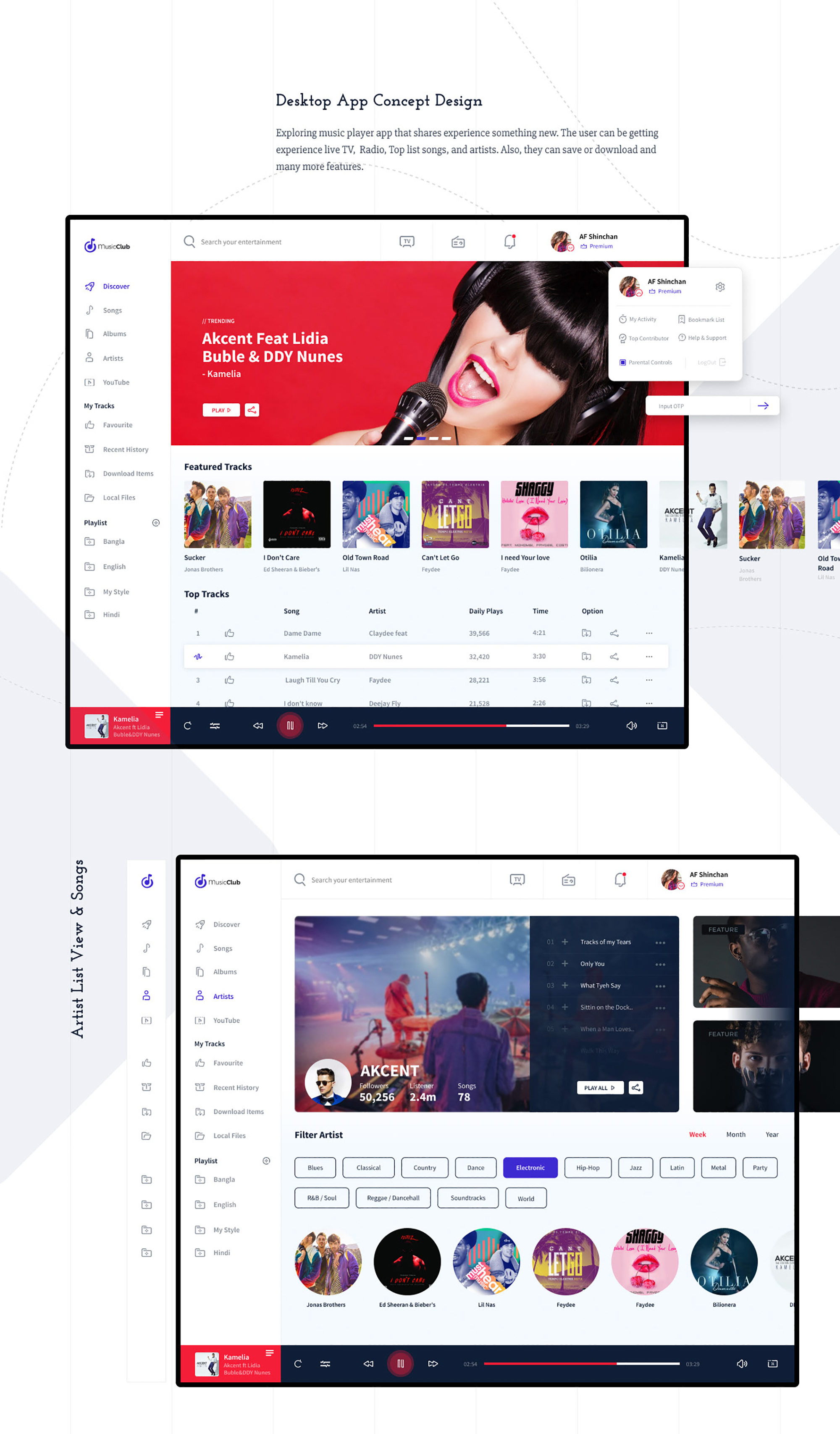 Music Player Box (Freebie) presentation image
