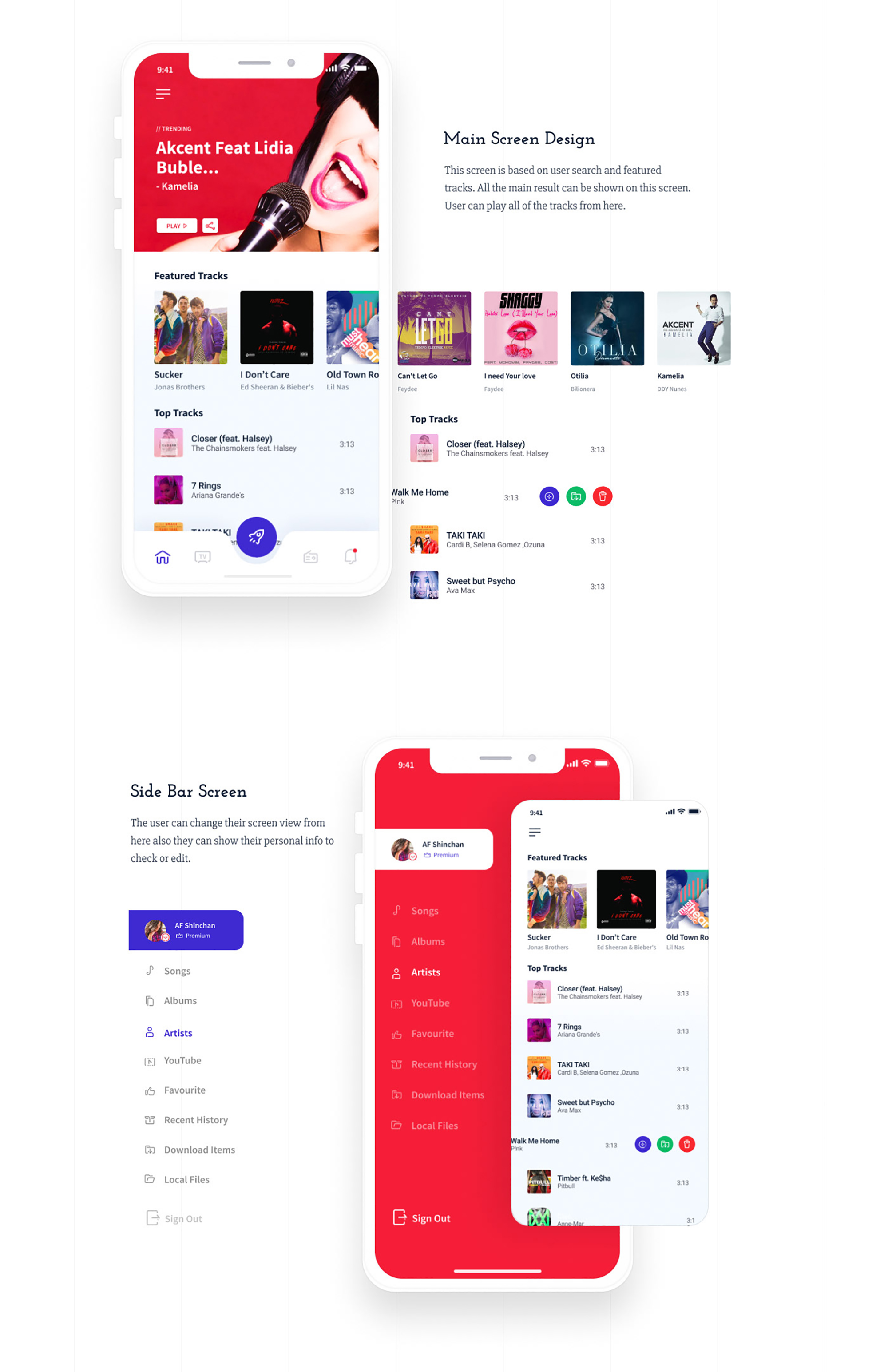 Music Player Box (Freebie) presentation image