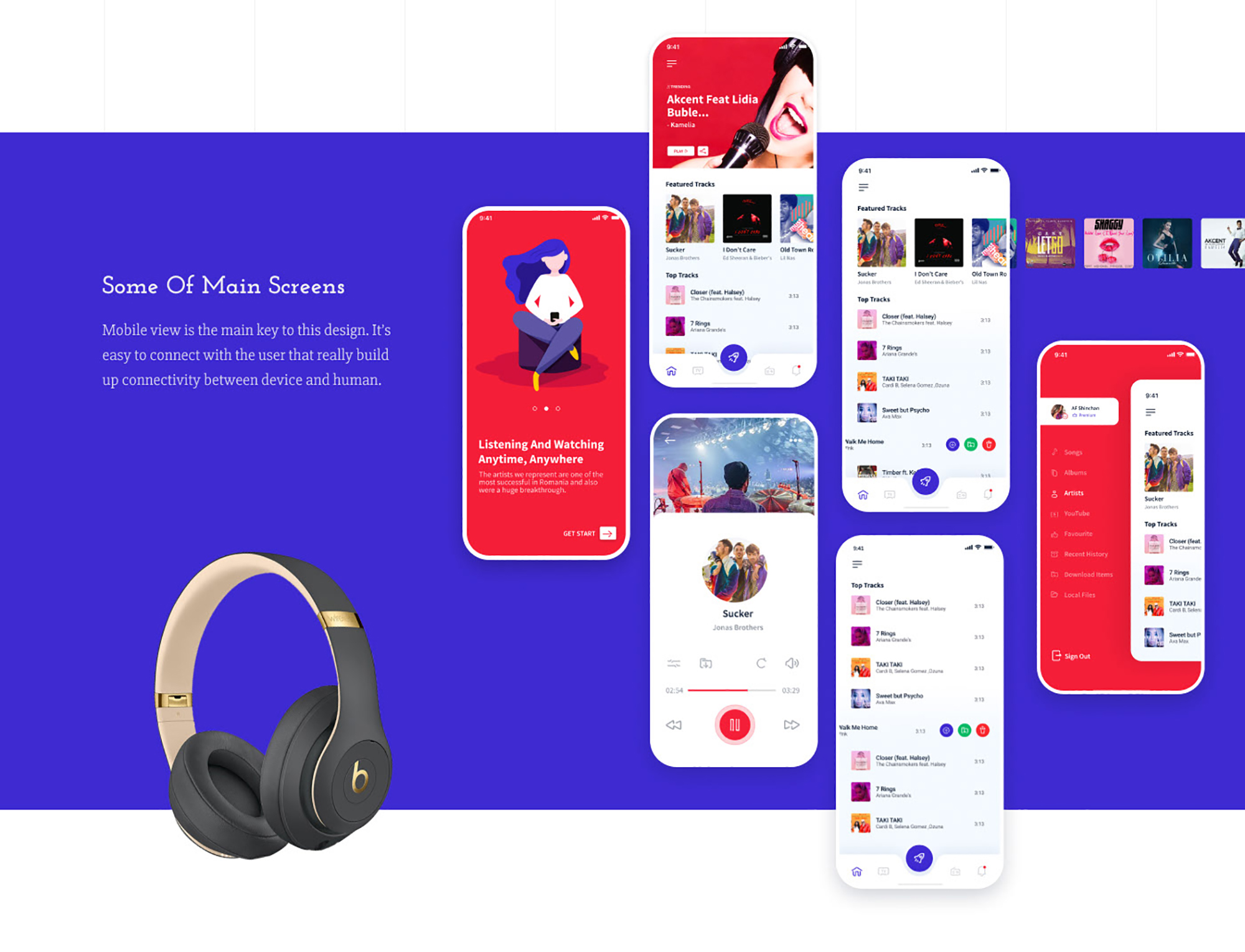 Music Player Box (Freebie) presentation image