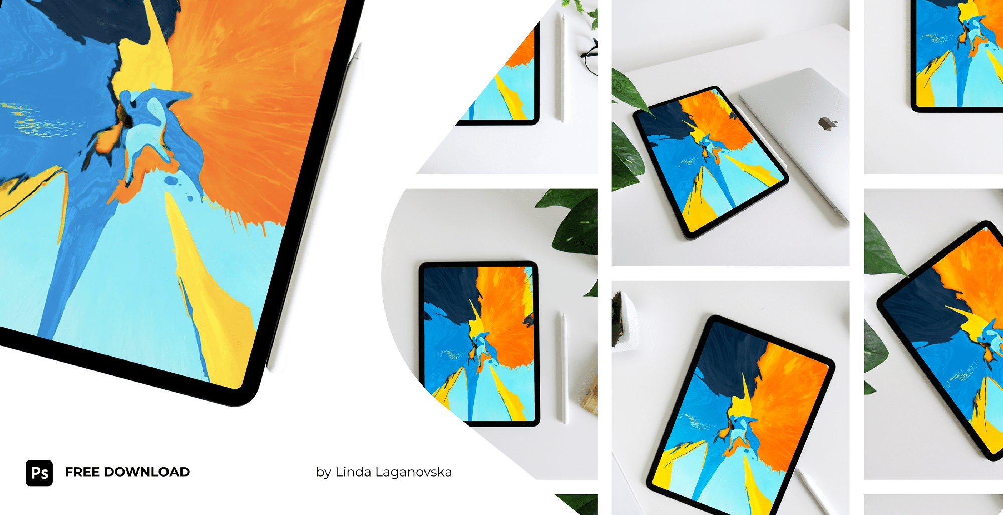 FREE .PSD - IPad 11 Pro Mockup presentation image