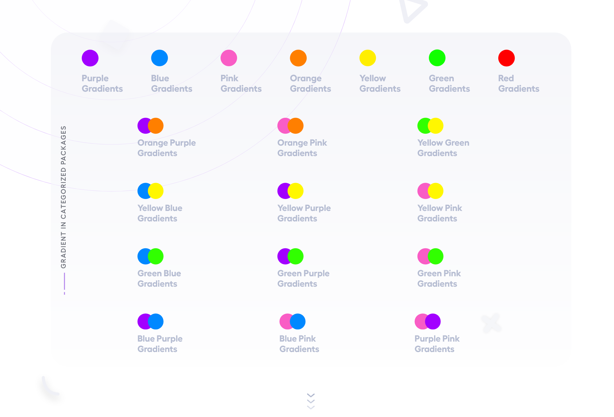 Dopely Colors | 400+ Categorized Gradients presentation image