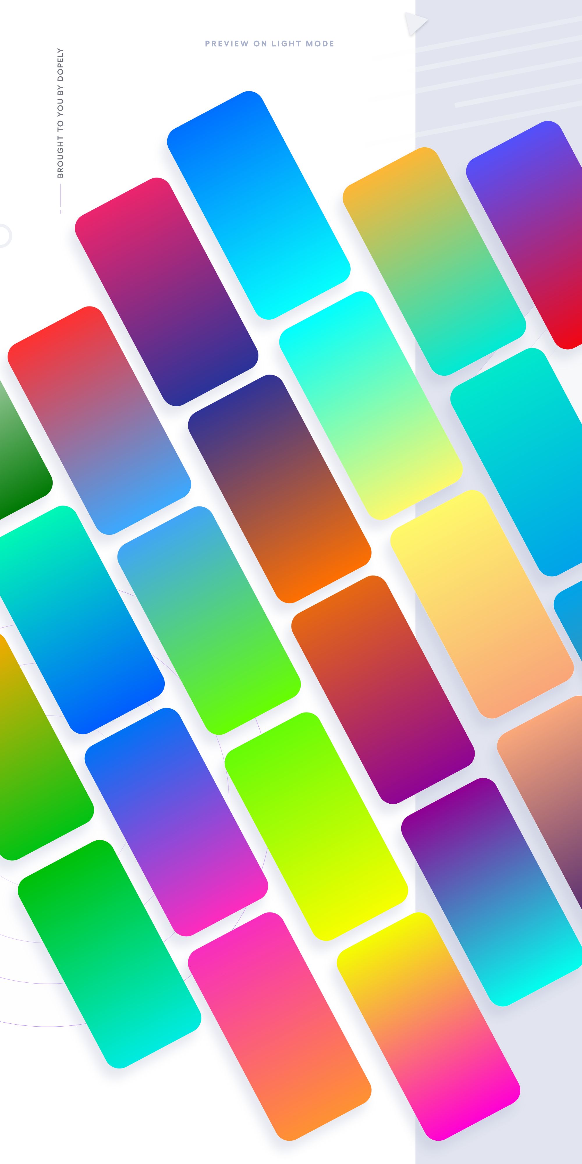 Dopely Colors | 400+ Categorized Gradients presentation image