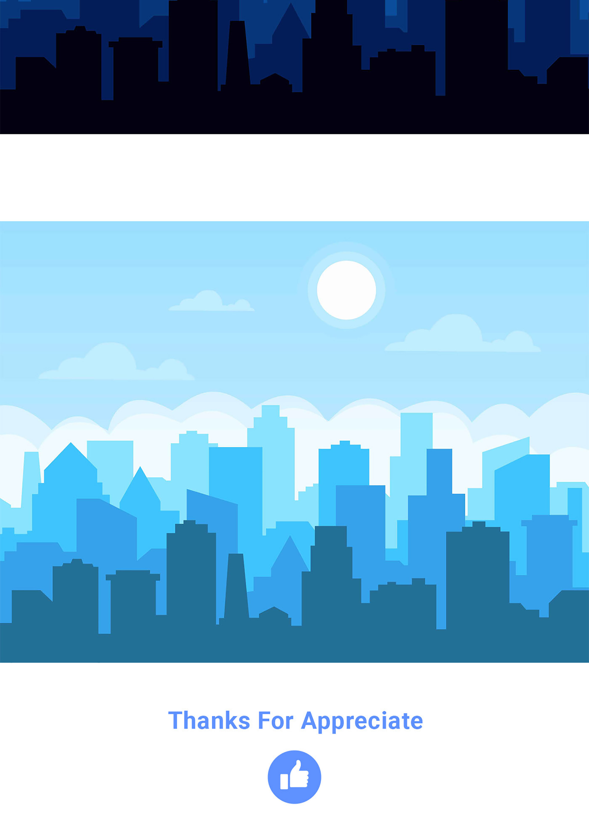 Town Buildings Illustration presentation image