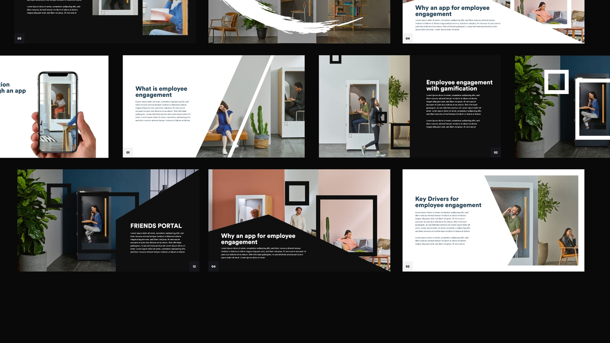 Employee Engagement Presentation Kit presentation image