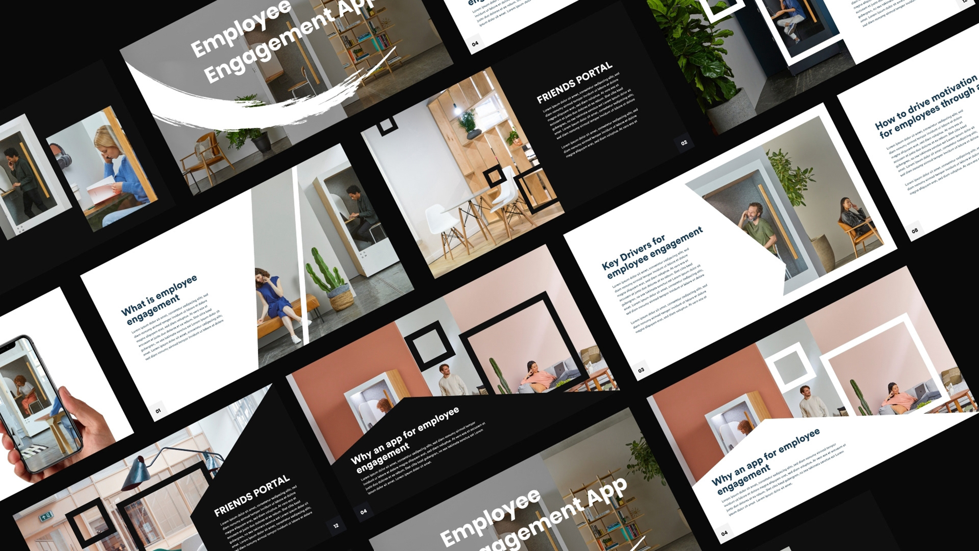 Employee Engagement Presentation Kit presentation image