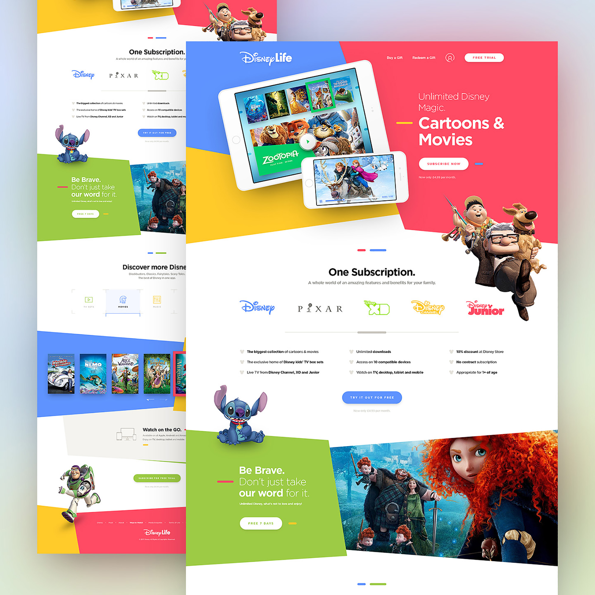 Web Animations - Free PS + AE presentation image