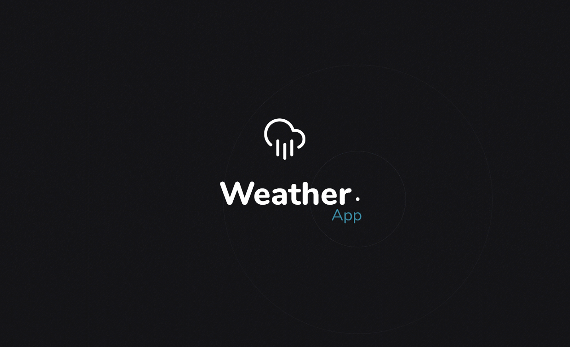 Weath.io - Clean Weather v2 + Free Adobe Xd File presentation image