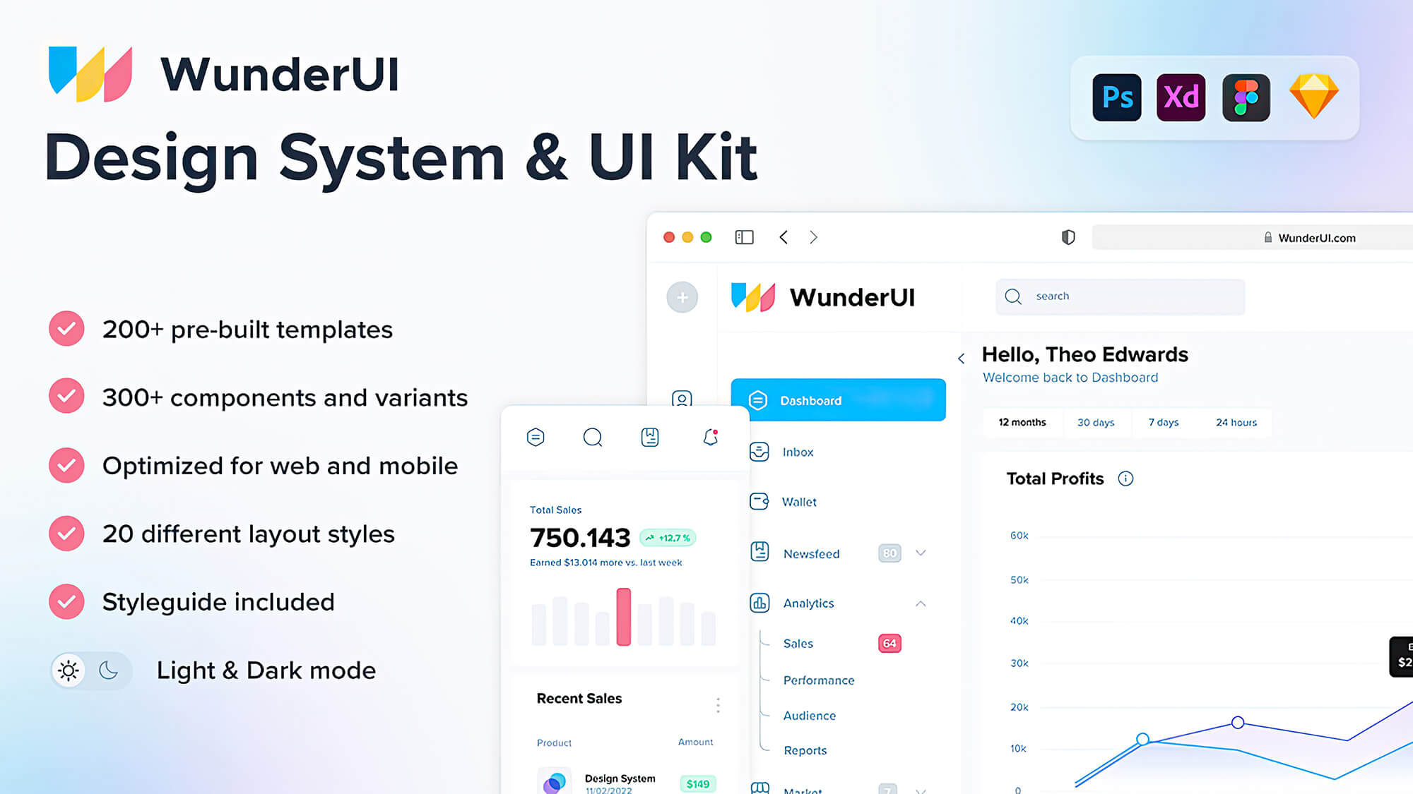 WunderUI - Design System presentation image