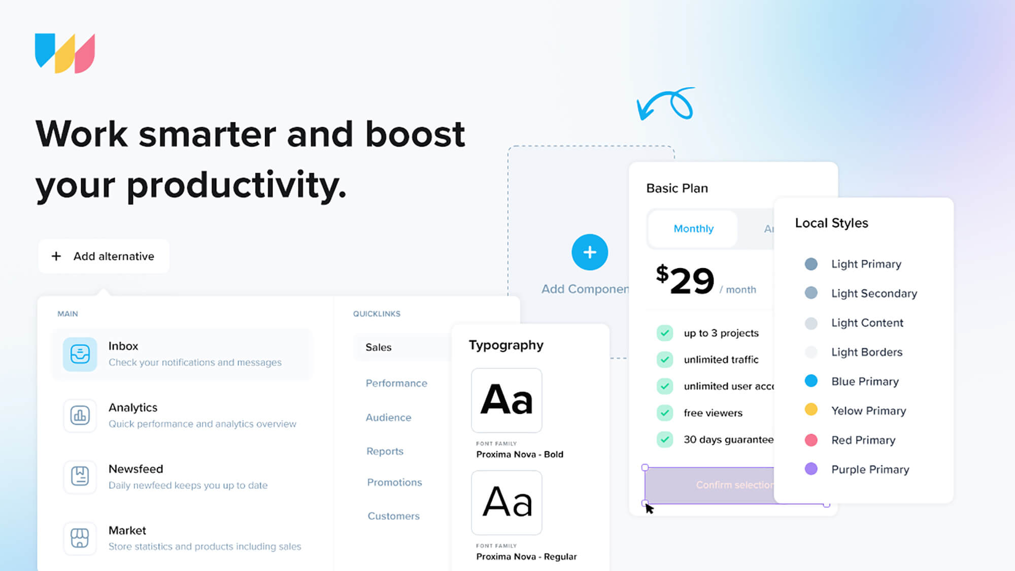 WunderUI - Design System presentation image