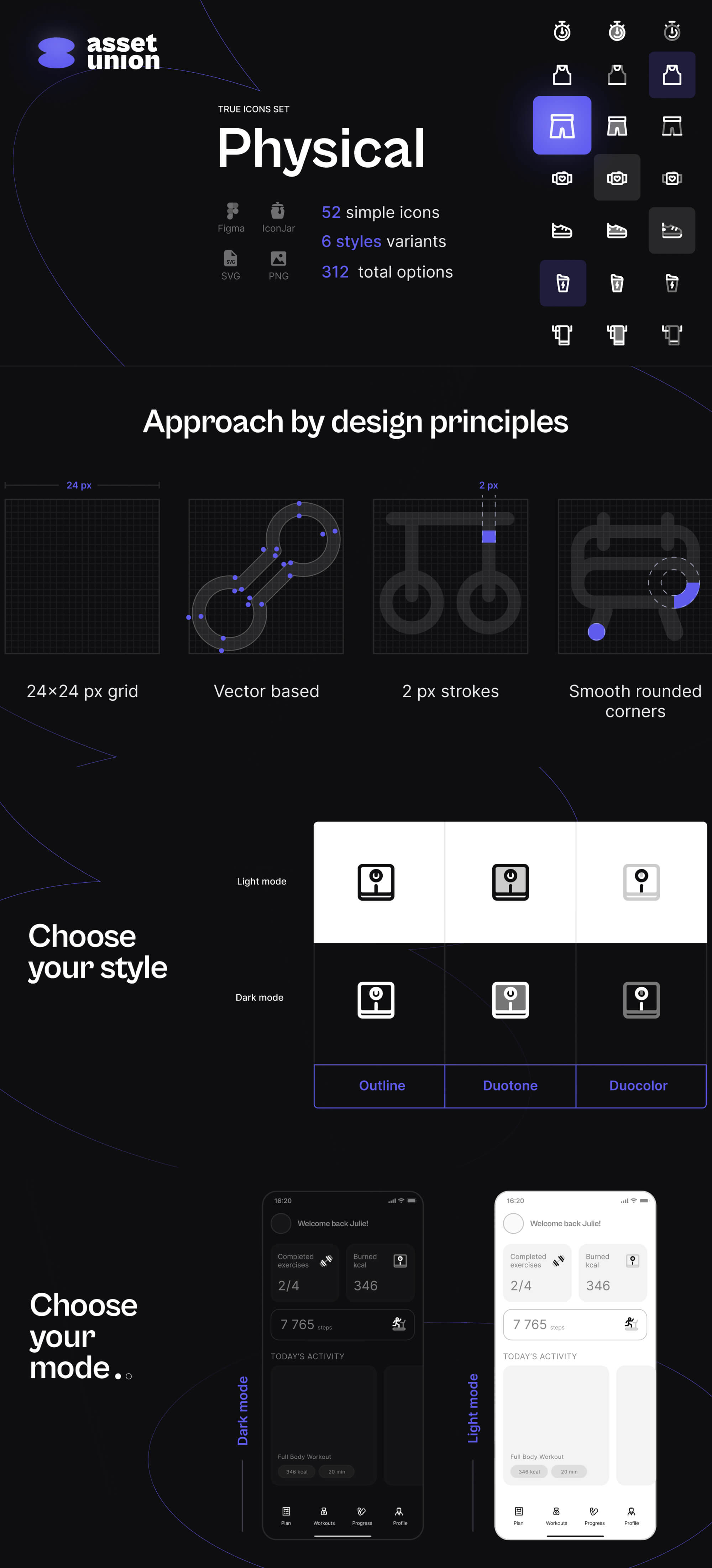 Physical - True Icons presentation image