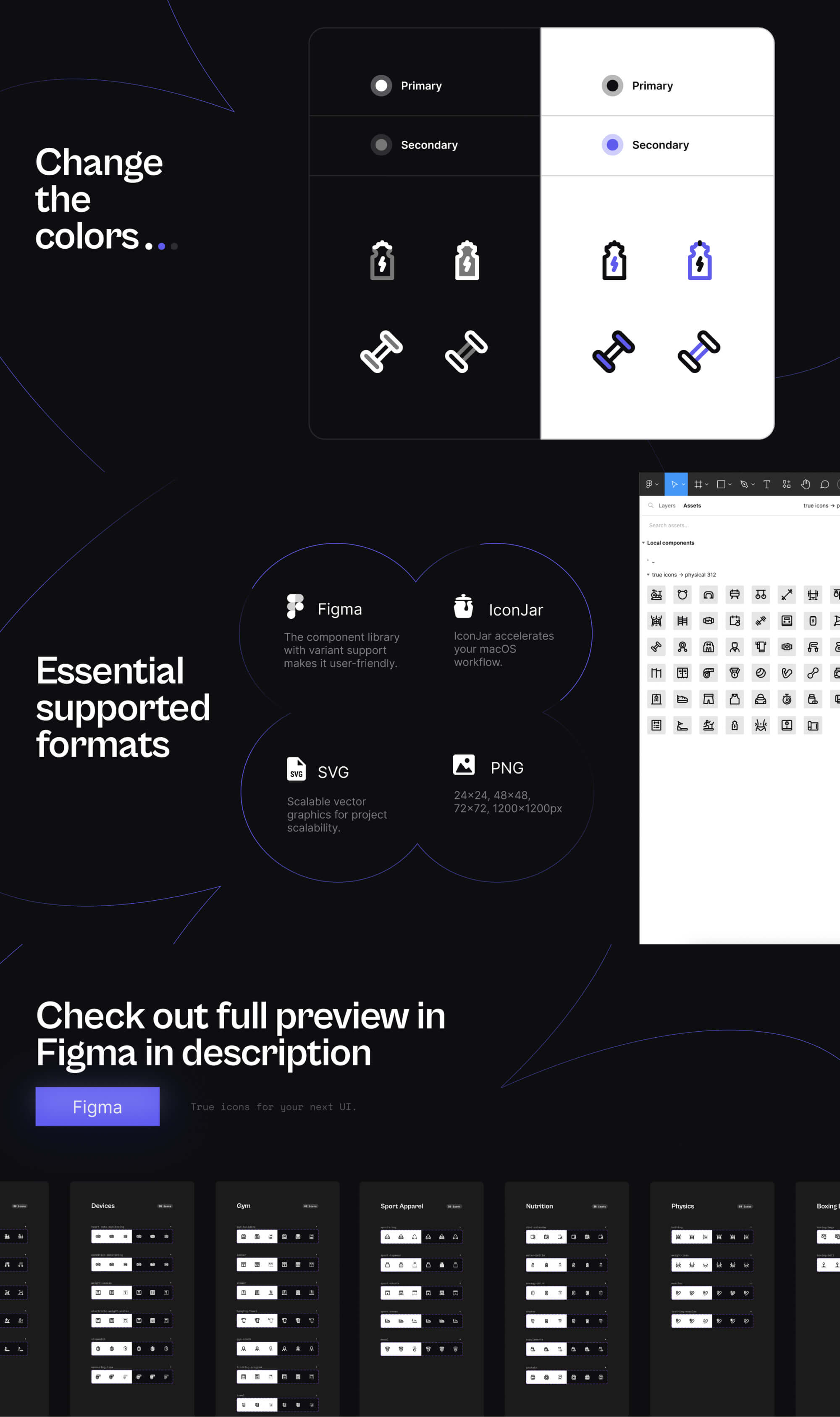 Physical - True Icons presentation image