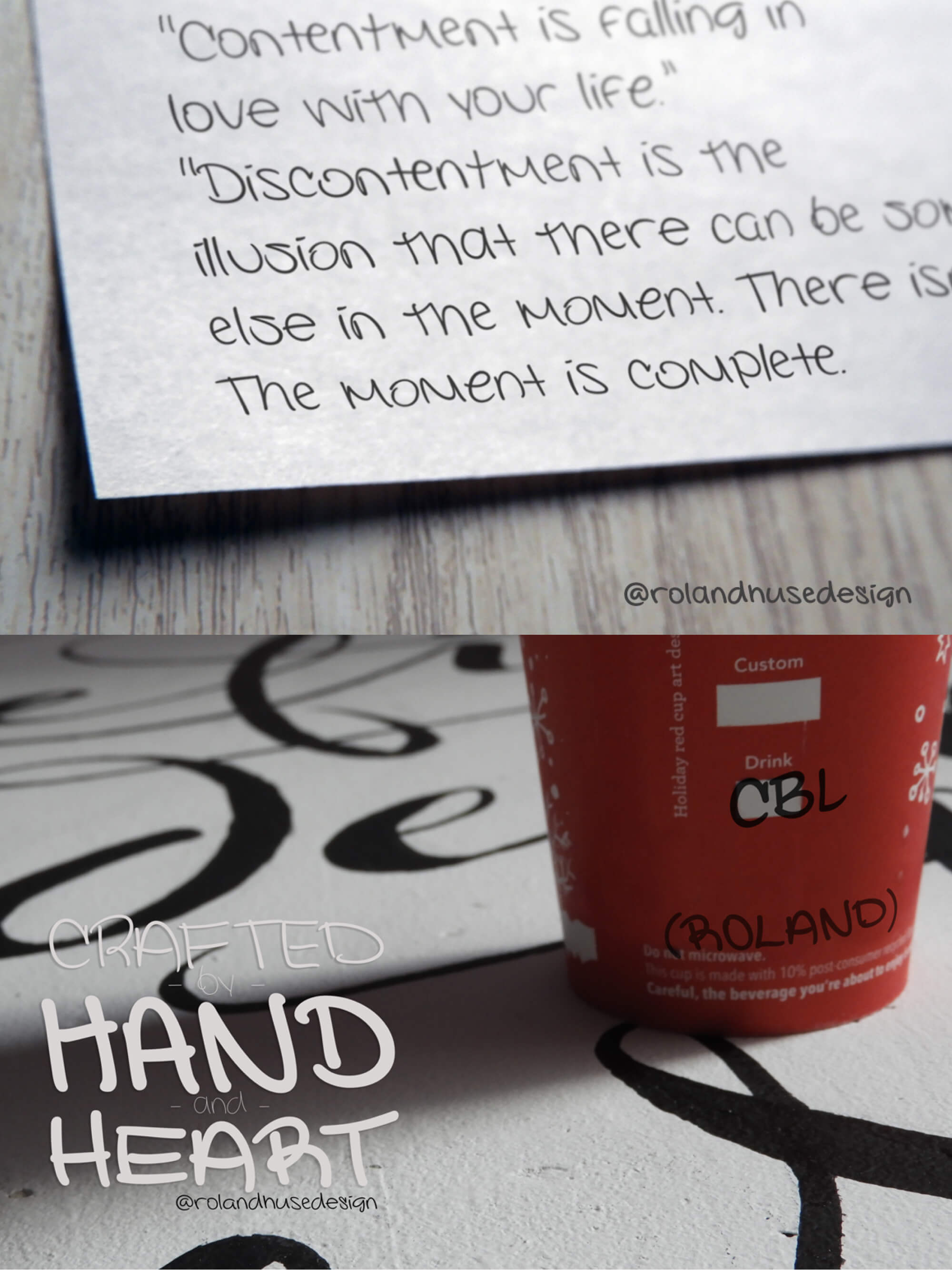 Interconnected presentation image