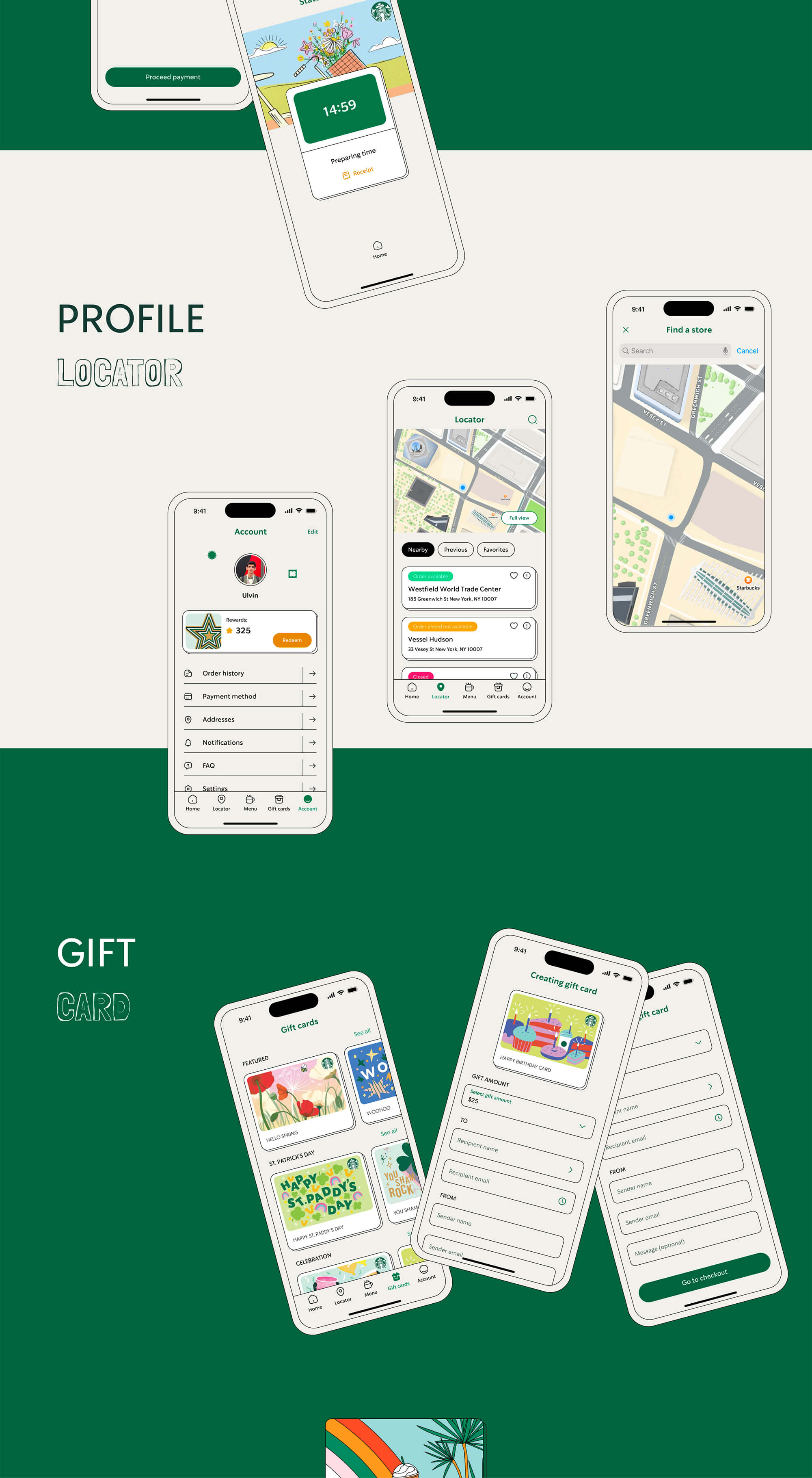 Coffee Shop Mobile App UI Kits presentation image