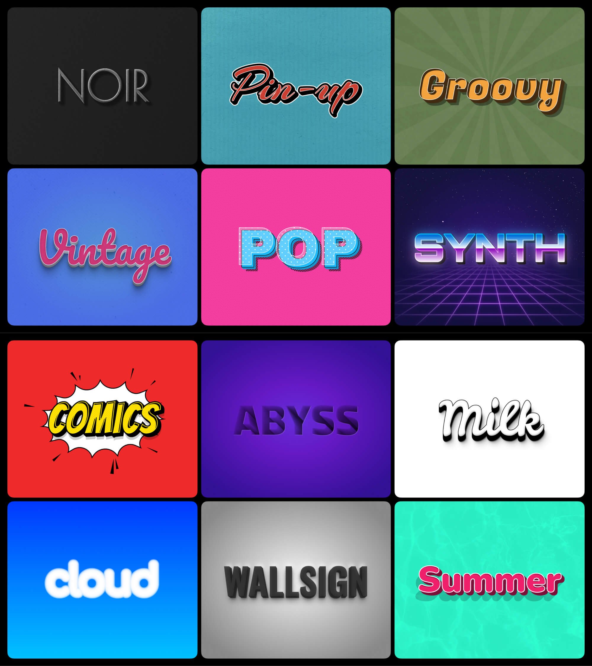 Advanced text effects for Figma presentation image