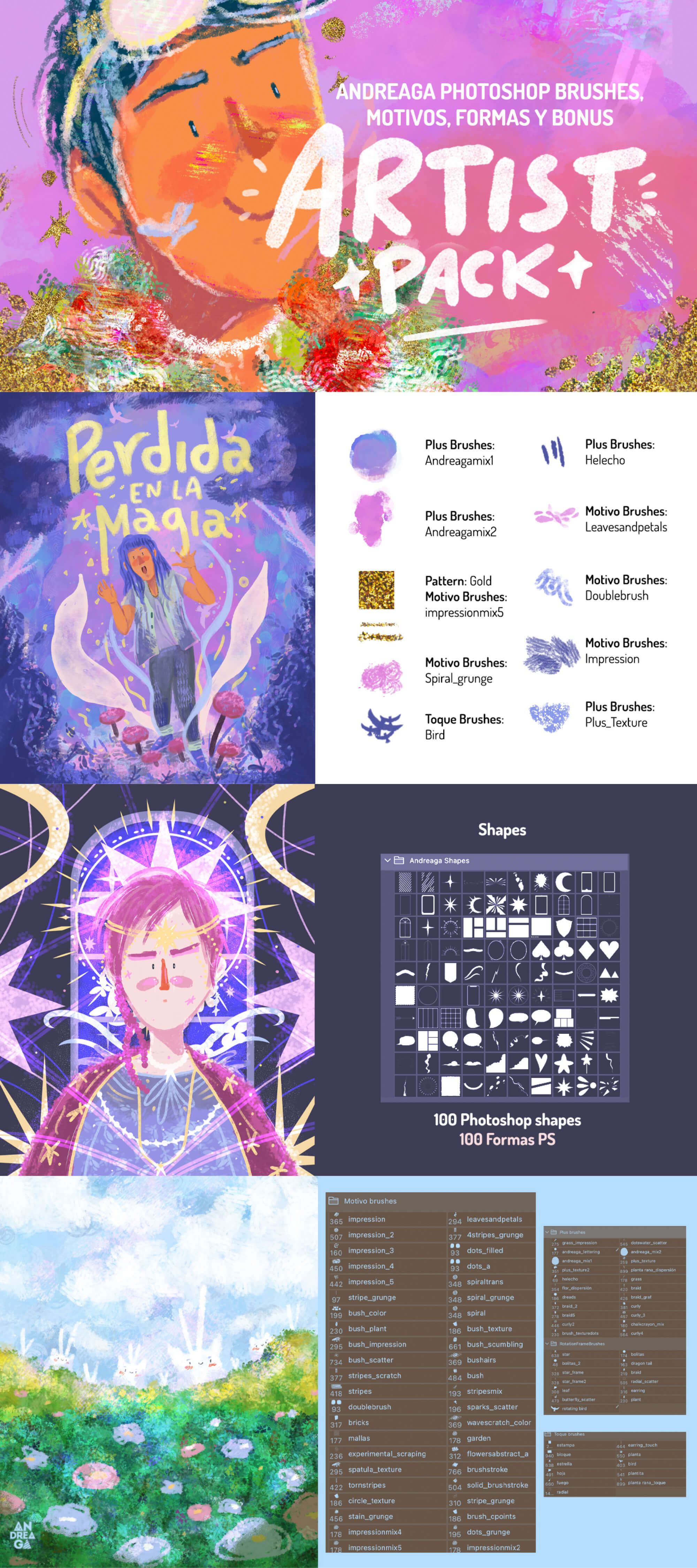 Artist Pack for Photoshop presentation image