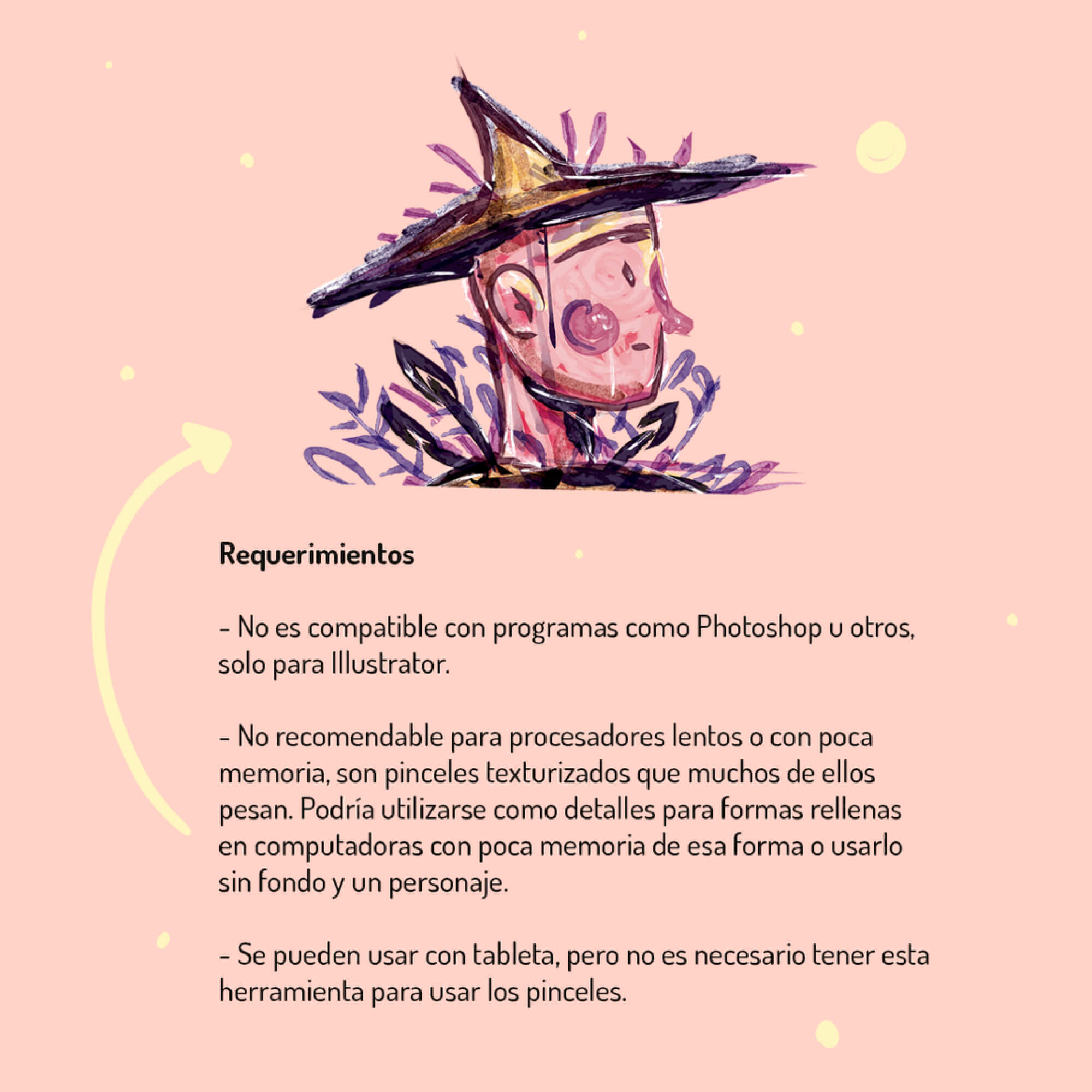 Illustrator Brush pack + video: Watercolor, pencil, and more presentation image